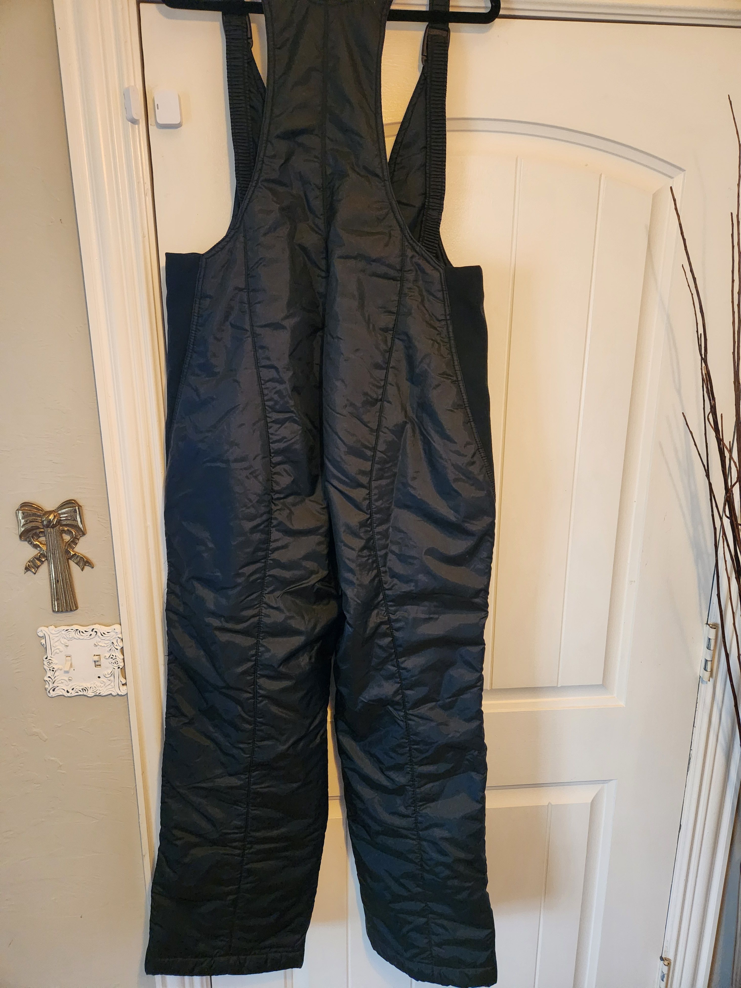Vintage Vintage 70's Ski Moves 100% Nylon Snowboard Bibbed Overalls Size US 40 / EU 56 - 2 Thumbnail