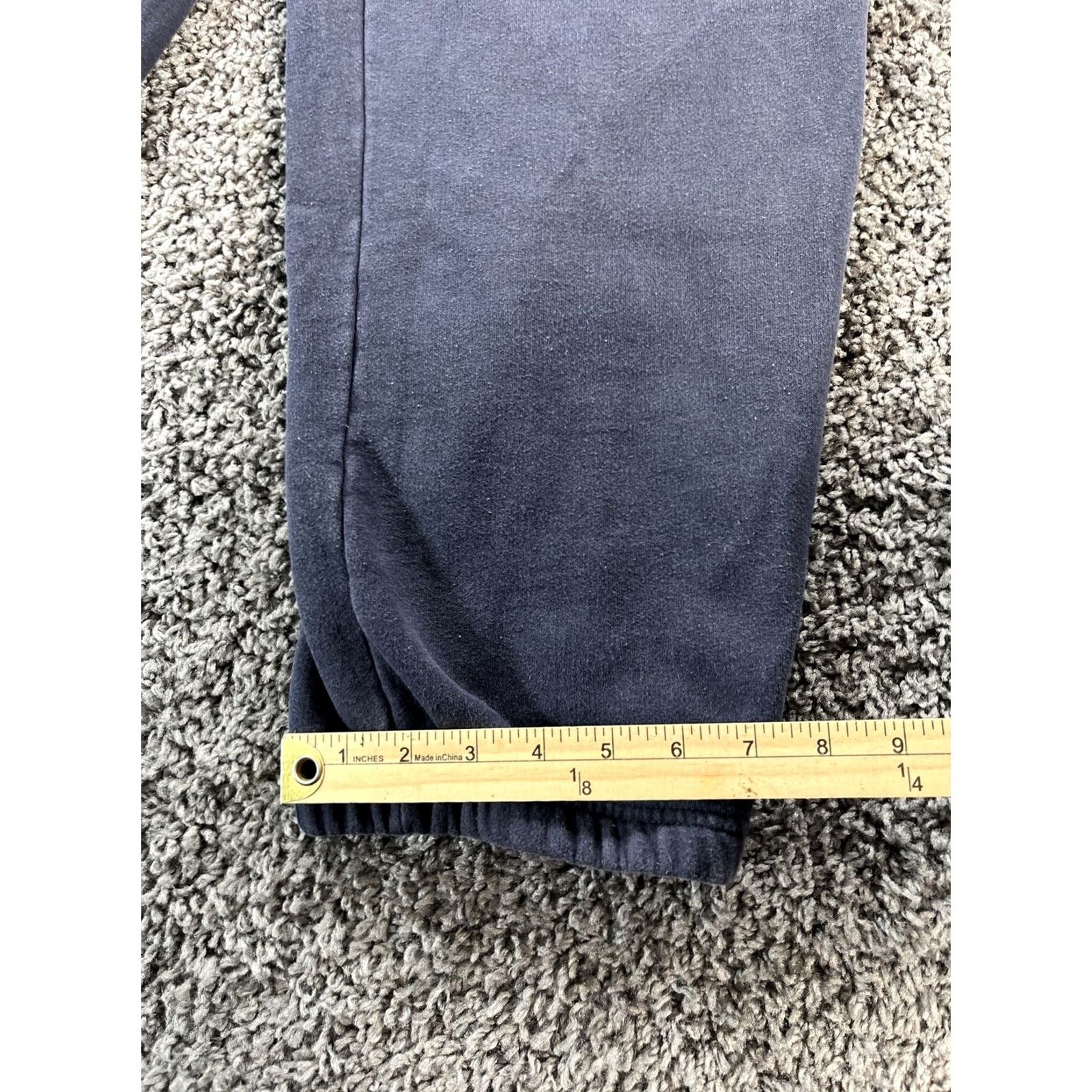 Old Navy VINTAGE Old Navy Sweatpants Mens Small Blue Drawstring Distressed Activewear Pants Casual Baggy Night? Size US 29 - 3 Thumbnail