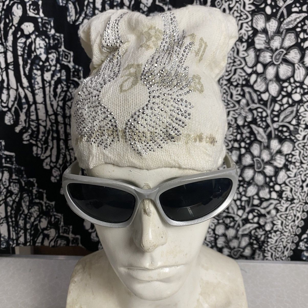 Japanese Brand × Vintage 2000s y2k blink studded wings angel beanie hats Size ONE SIZE - 1 Thumbnail