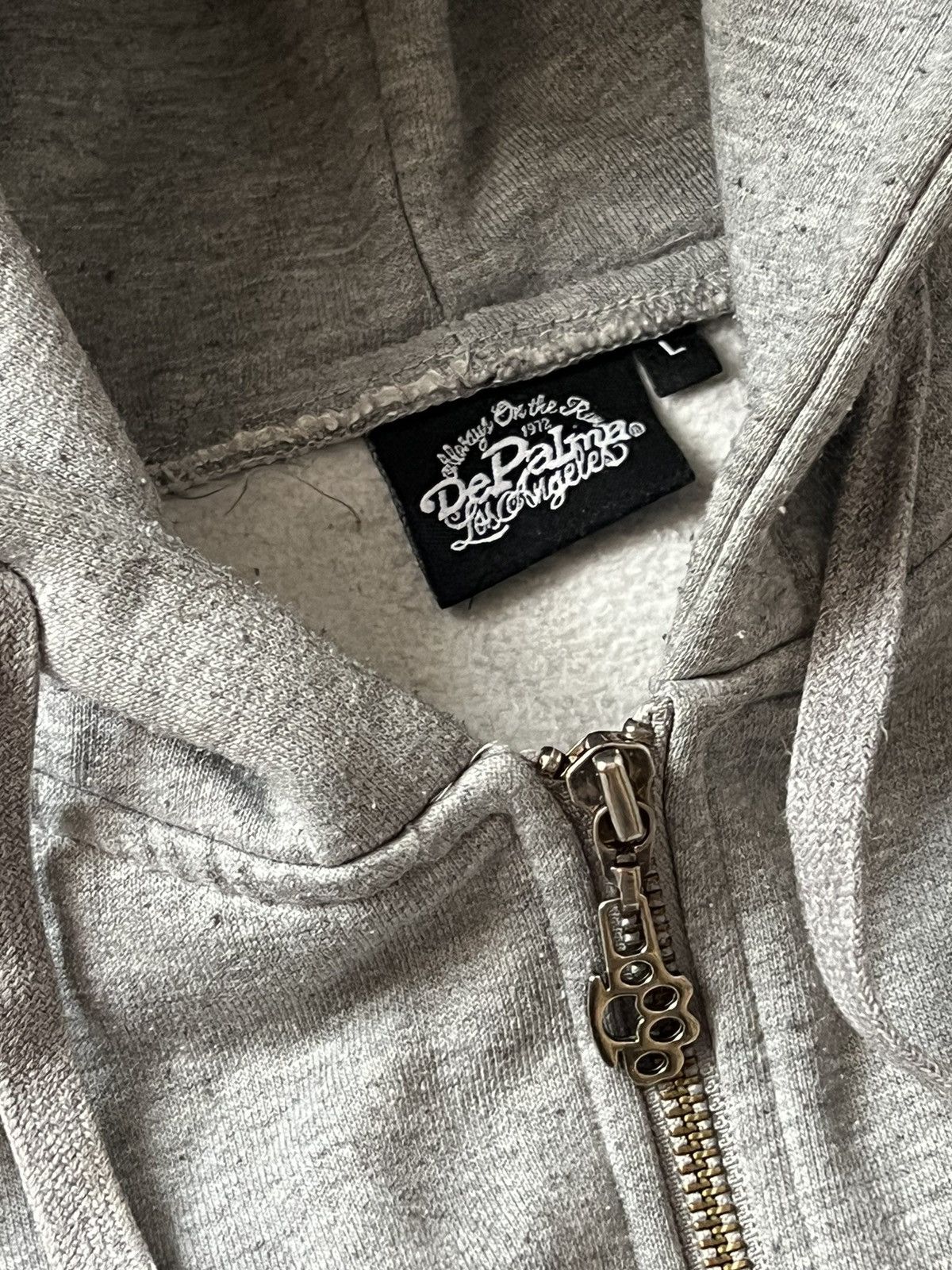 Ed Hardy × Vintage Vintage punk grunge Ed hardy style zip hoodie avant garde Size US L / EU 52-54 / 3 - 8 Thumbnail