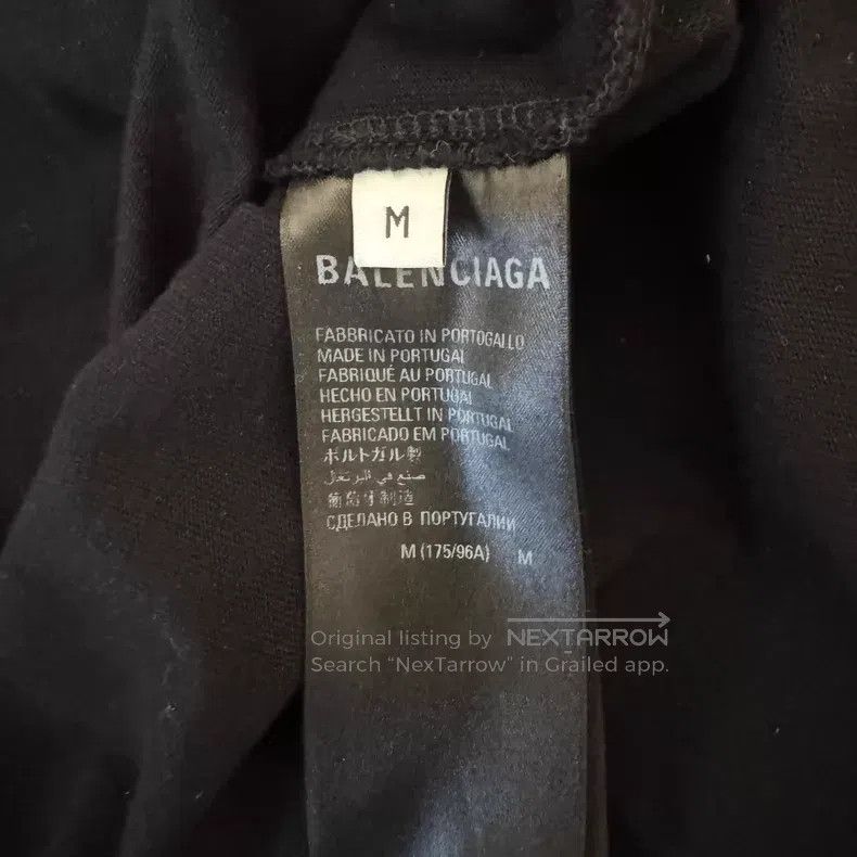 Balenciaga Balenciaga Black BB Ink Short Sleeve T-Shirt Size US M / EU 48-50 / 2 - 4 Thumbnail