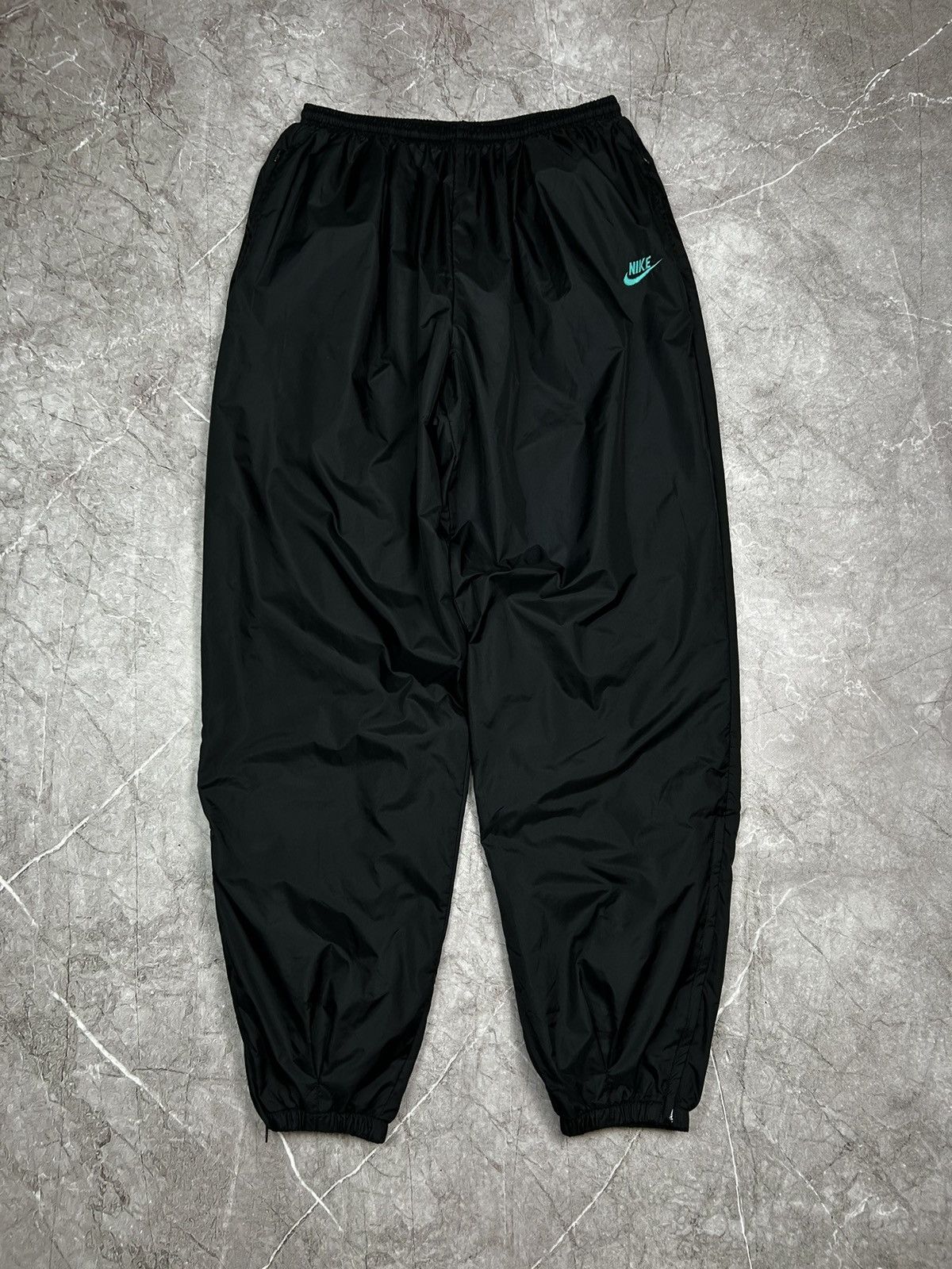 Nike × Vintage Vintage Nike drill jogger pants black Size US 34 / EU 50 - 4 Thumbnail