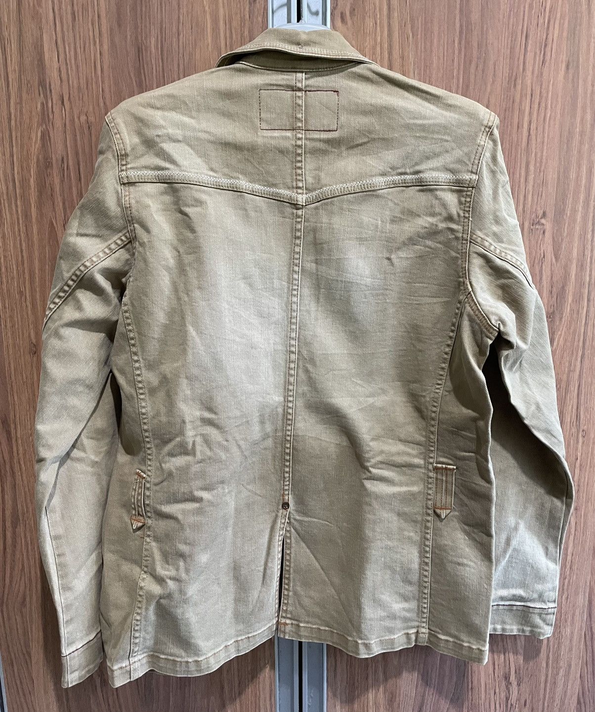Japanese Brand BLUE WAY BLAZER JACKET CHORE HICKORY Size US L / EU 52-54 / 3 - 3 Thumbnail