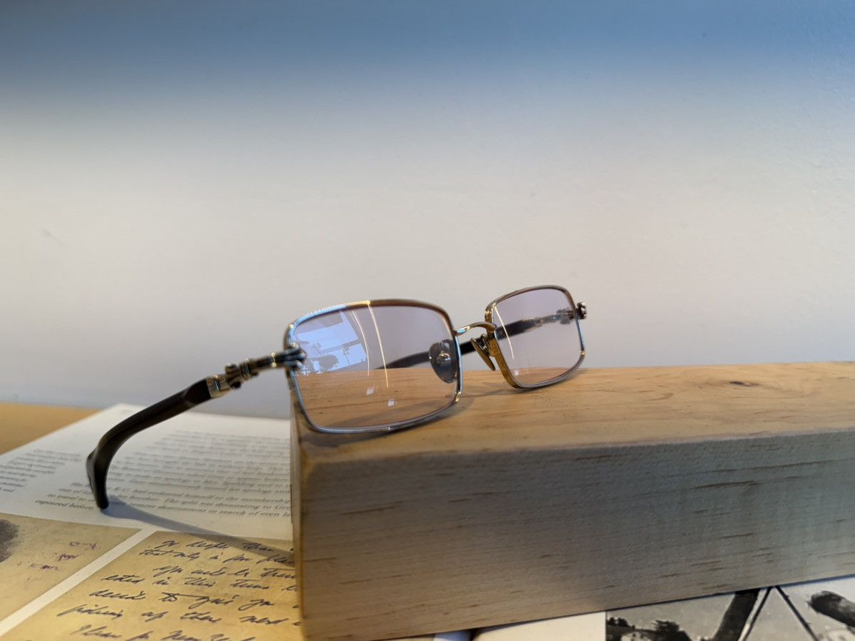 Chrome Hearts Chrome Hearts AXE Glasses - Wood + Sterling - Rare Size ONE SIZE - 11 Thumbnail