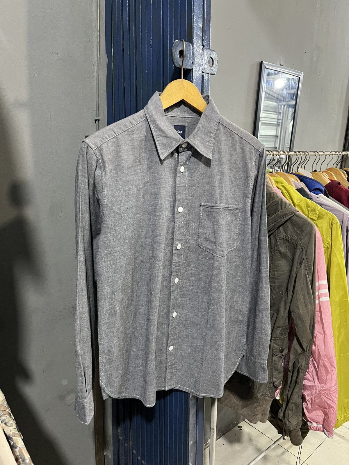 Japanese Brand gap long sleeve button shirt Size US S / EU 44-46 / 1 - 3 Thumbnail