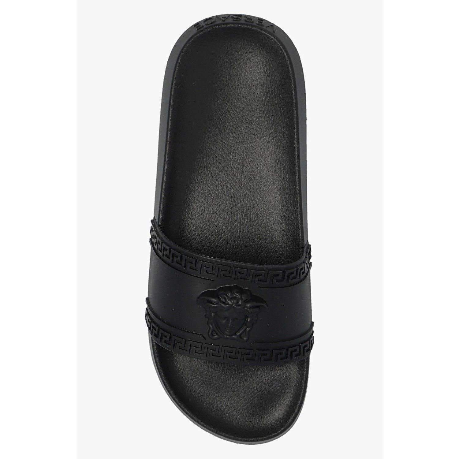 Versace VERSACE Black Rubber Slides New And Authentic (Men's size:US Size US 7 / EU 40 - 5 Thumbnail