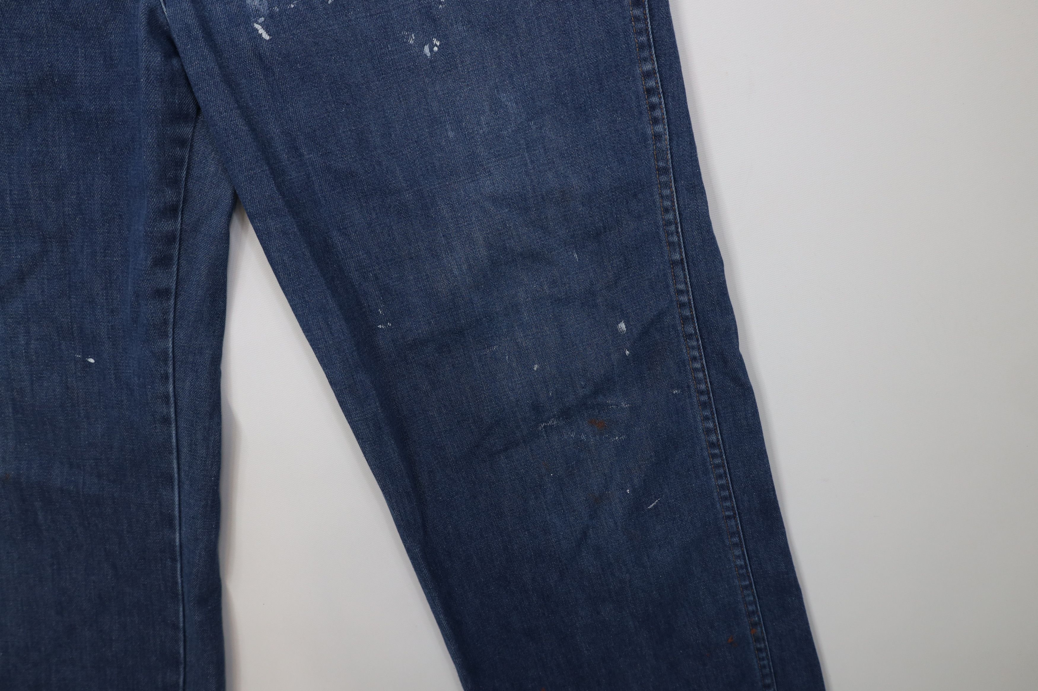Vintage Vintage 70s Streetwear Baggy Wide Leg Denim Jeans Blue USA Size US 30 / EU 46 - 6 Thumbnail