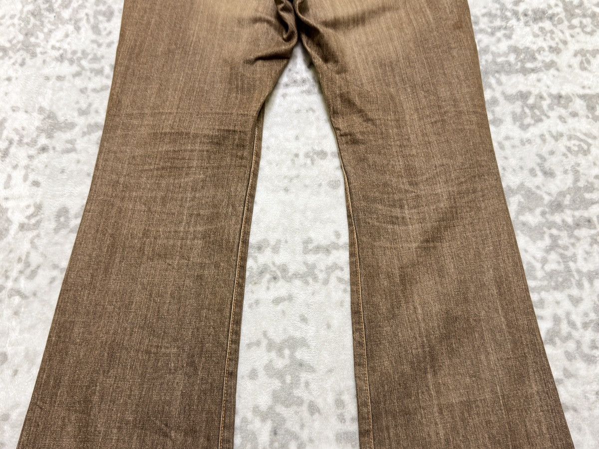 Edwin Vintage Edwin XV Brown Distressed Bootcut Flare Denim Jeans Size US 35 - 12 Thumbnail
