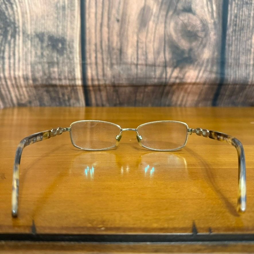 Michael Kors Michael Kors Unisex Bronze Geometric RX Eyeglasses Frames Size ONE SIZE - 4 Thumbnail