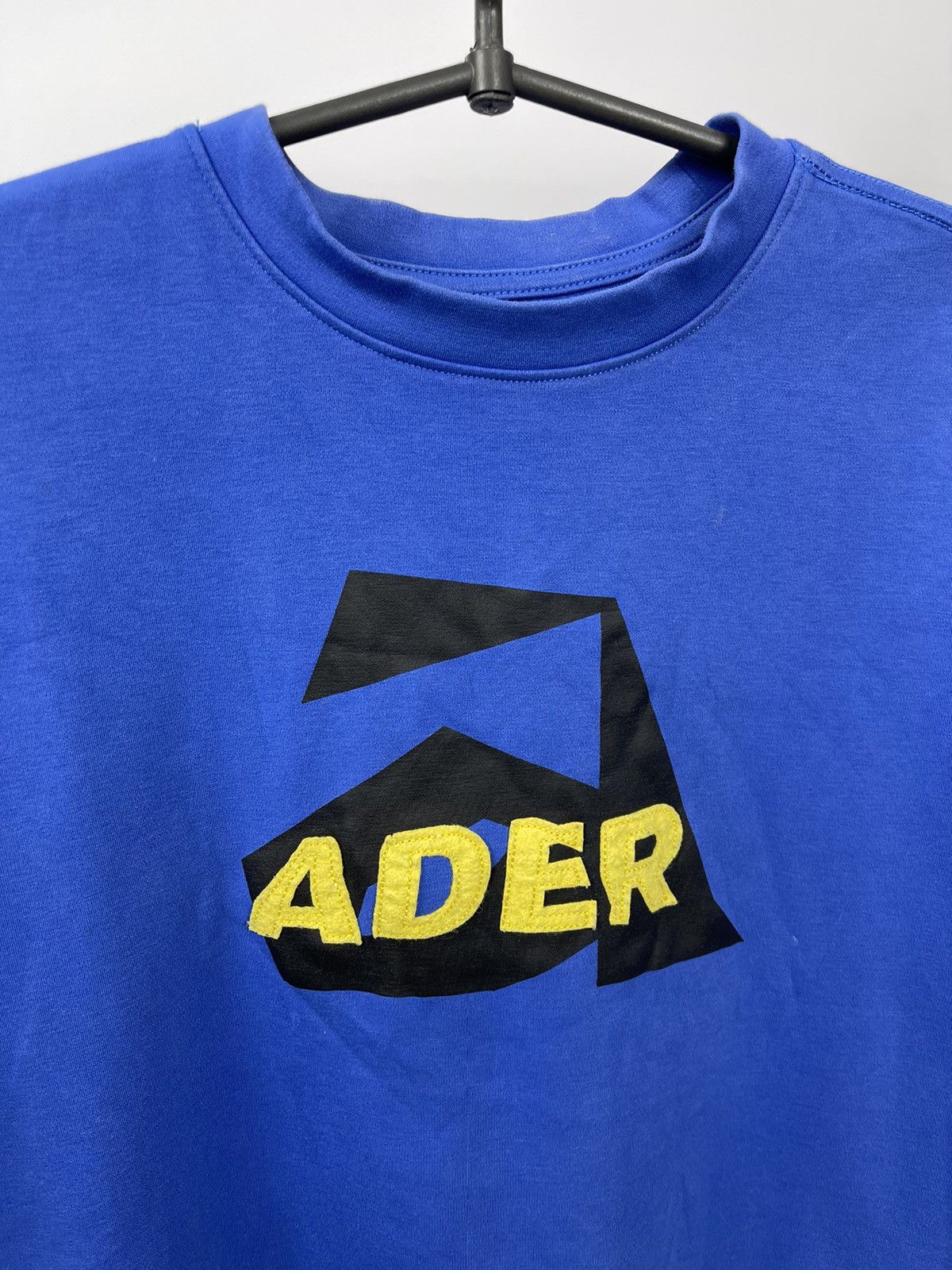 Ader Error Ader Error Central Logo T-Shirt Blue Size A1 Summer 2021 Size US L / EU 52-54 / 3 - 3 Thumbnail