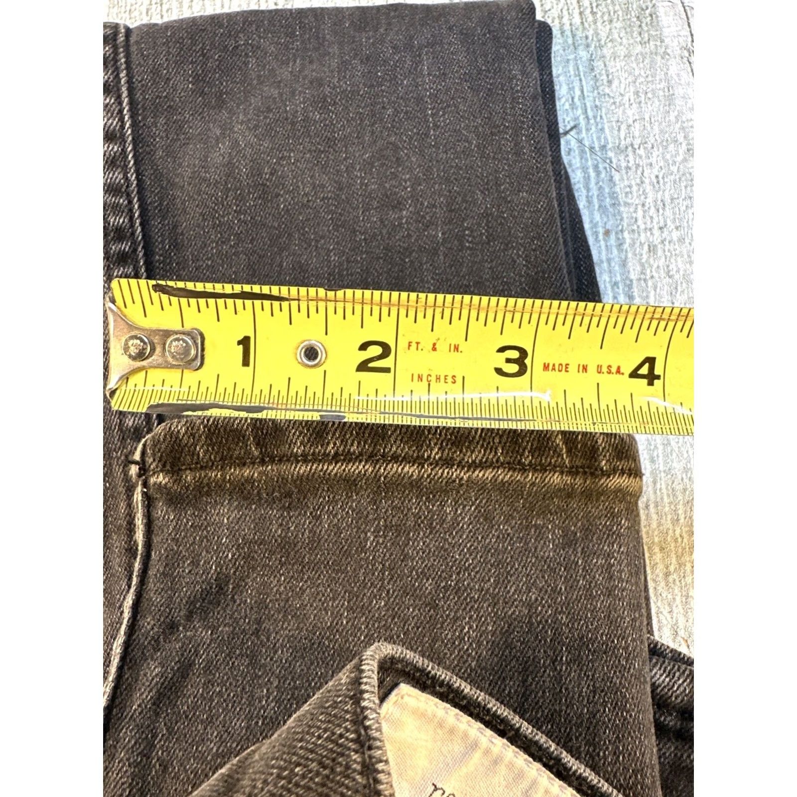 Rag & Bone Rag & Bone Jeans Mens 28x34 Dark Grey Denim Skinny Leg Button Fly 5-Pocket Slim Fit Regular Size Type Jeans Mens Size US 28 / EU 44 - 5 Thumbnail