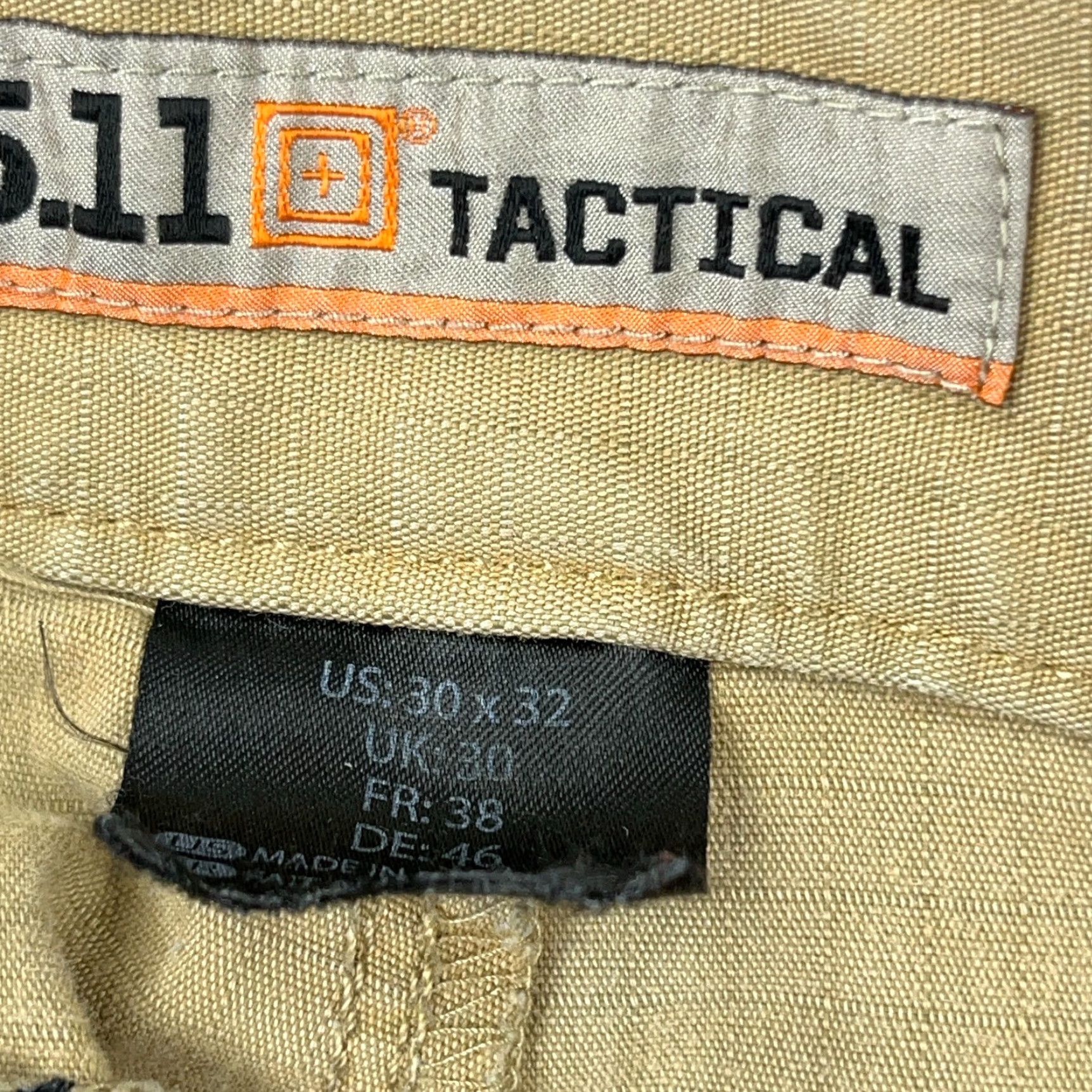 Vintage 5.11 Tactical Cargo Pants Men Brown 32x32 Taclite Pro Combat Rip Stop Cargo Pants 5.11 Tactical Pro Size US 32 / EU 48 - 3 Thumbnail