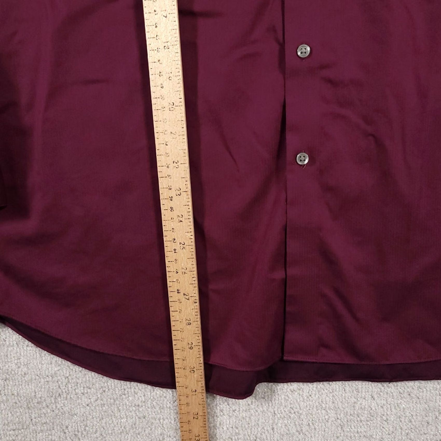 Calvin Klein Calvin Klein Shirt Mens Purple Button Up Performance Non-Iron 18.5 34/35 Size US XXL / EU 58 / 5 - 7 Thumbnail