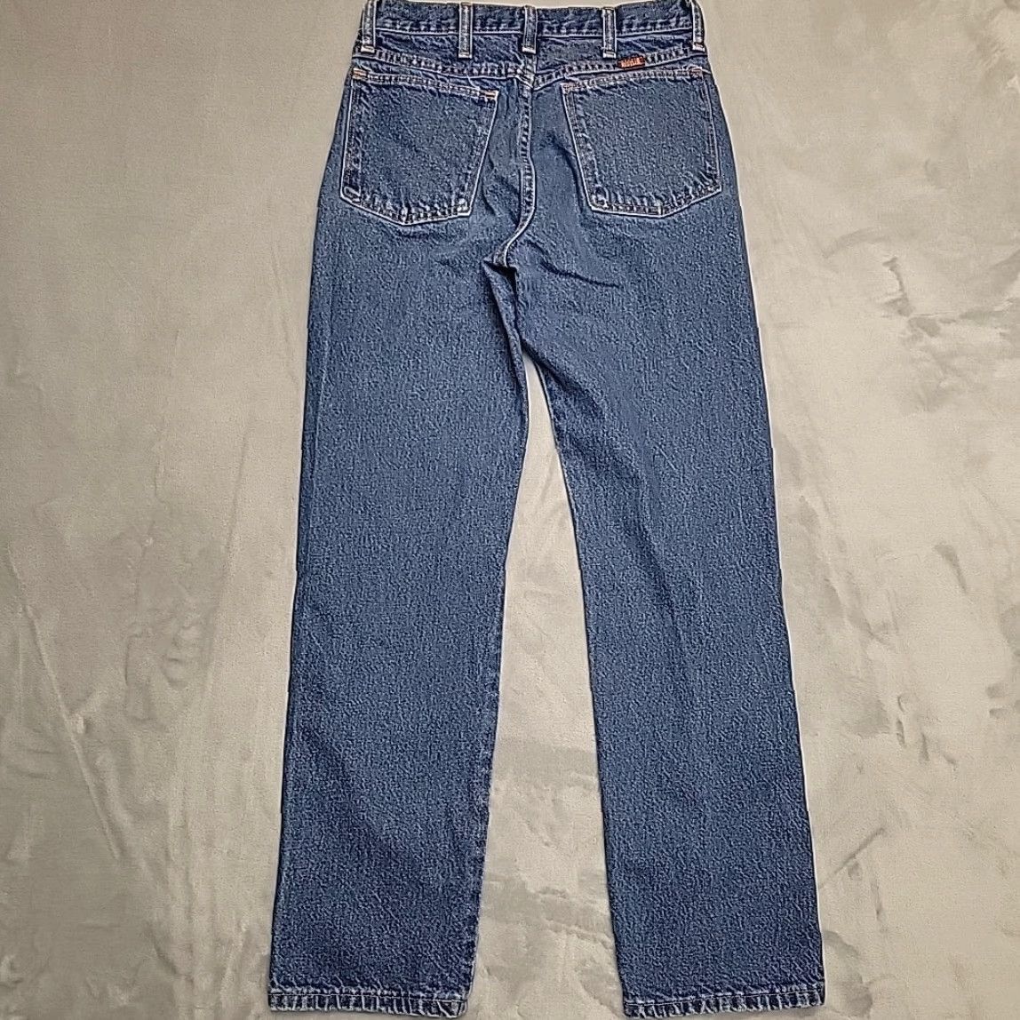 Vintage VINTAGE Rustler Jeans Mens 29x30 Blue Denim Medium Wash 100% Cotton Made in USA Size US 29 - 5 Thumbnail