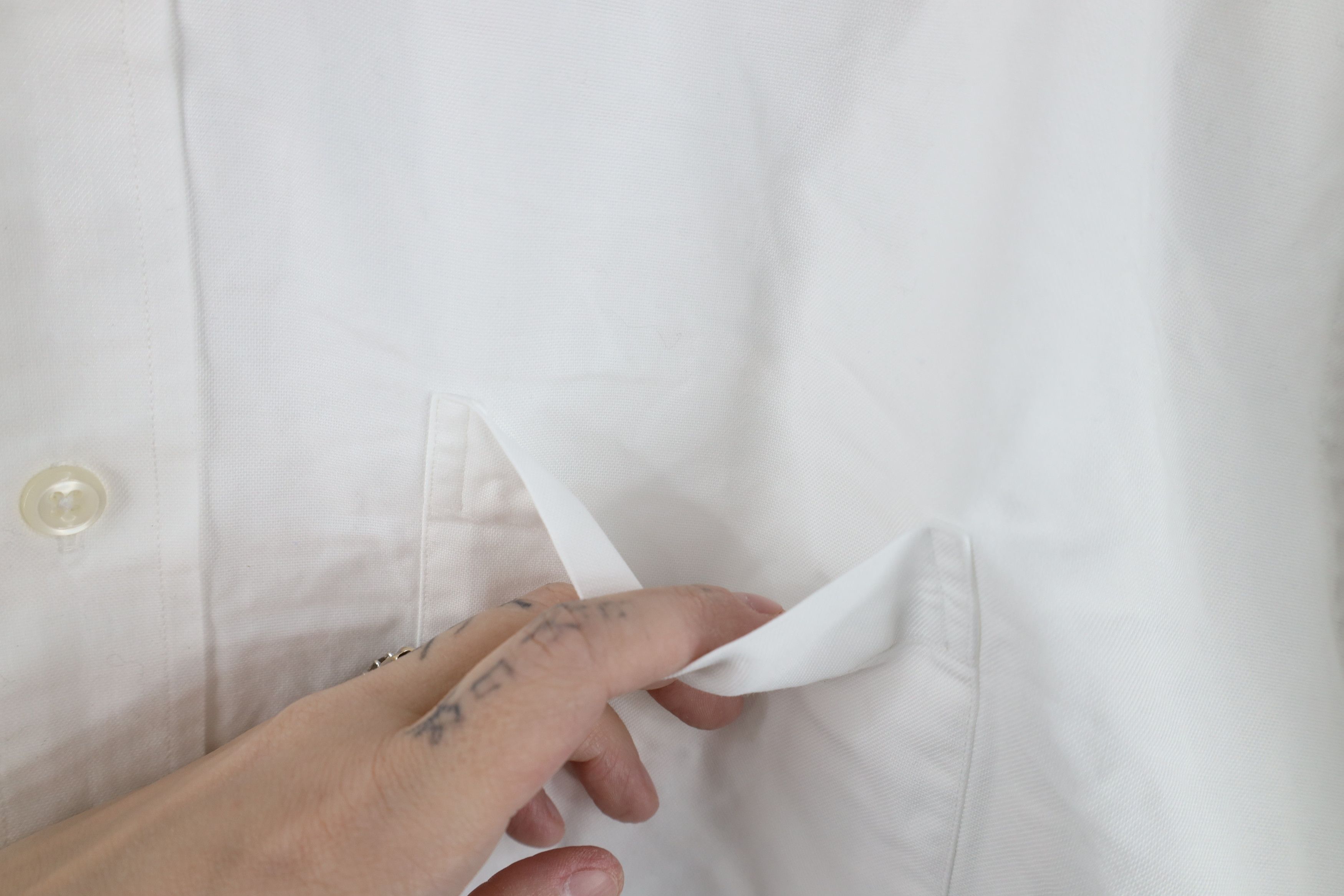 L.L. Bean × Vintage Vintage 90s LL Bean Cotton Oxford Button Down Shirt White Size US L / EU 52-54 / 3 - 6 Thumbnail