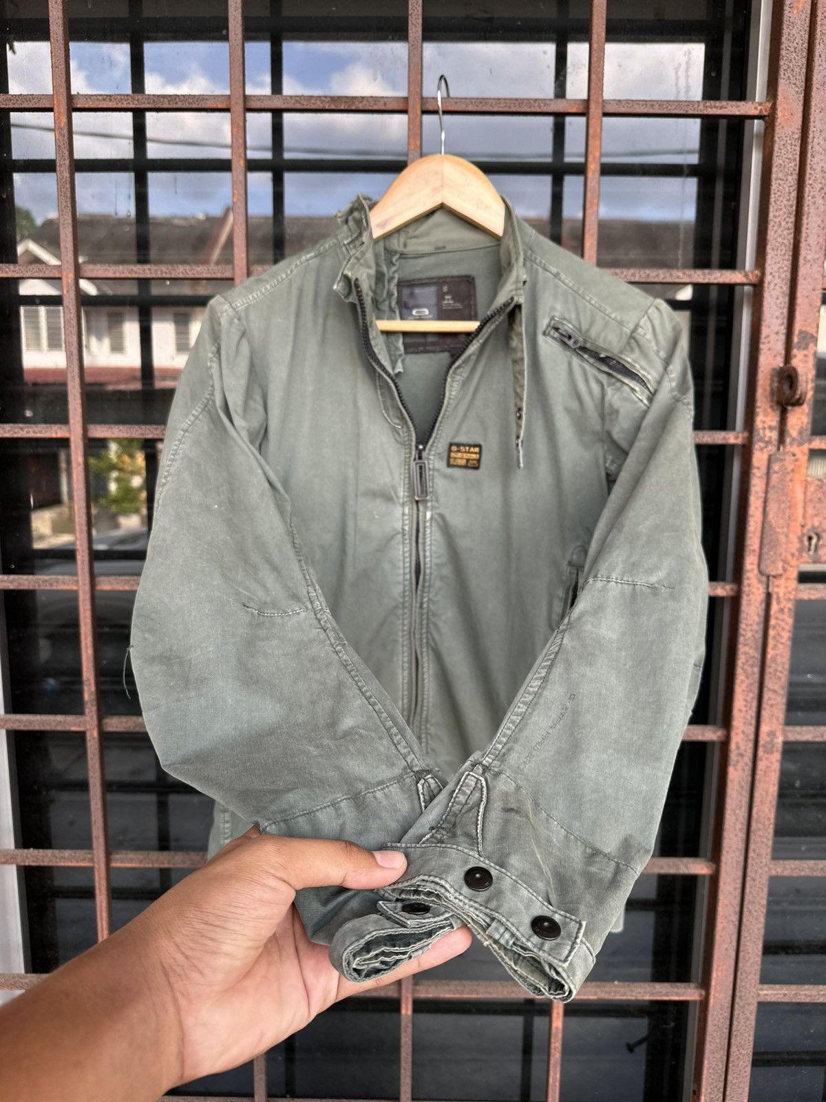 G-Star G-Star Faded Crazy Zipper Bomber Jacket Size US S / EU 44-46 / 1 - 6 Thumbnail