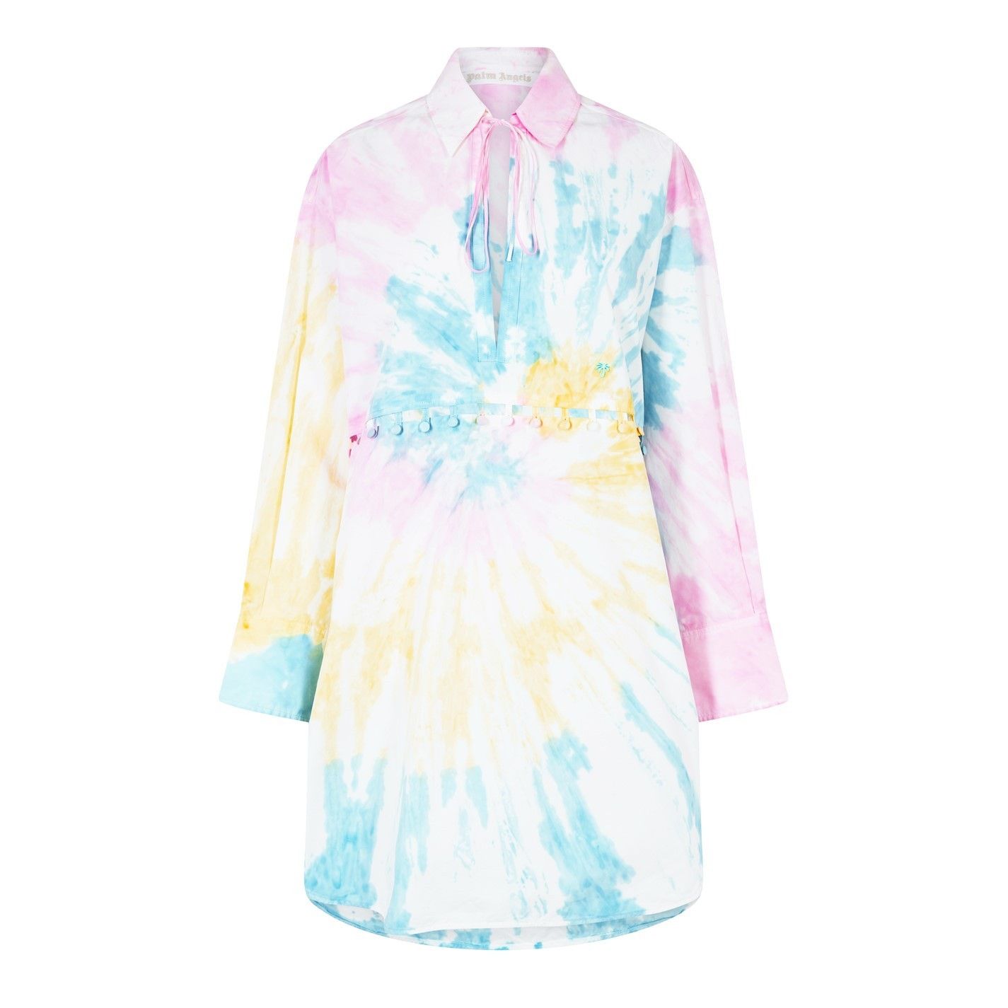 Palm Angels o1g2r1mq0325 Tie Dye Shirt in Multicolor Size XS / US 0-2 / IT 36-38 - 1 Thumbnail
