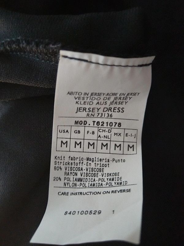MAX&Co. Max Mara black viscose dress Size M / US 6-8 / IT 42-44 - 4 Thumbnail