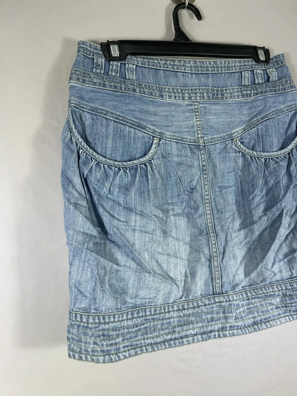 Issey Miyake × Tsumori Chisato × Vintage Vintage TSUMORI CHISATO By ISSEY MIYAKE Denim Skirt Size 29" - 8 Thumbnail