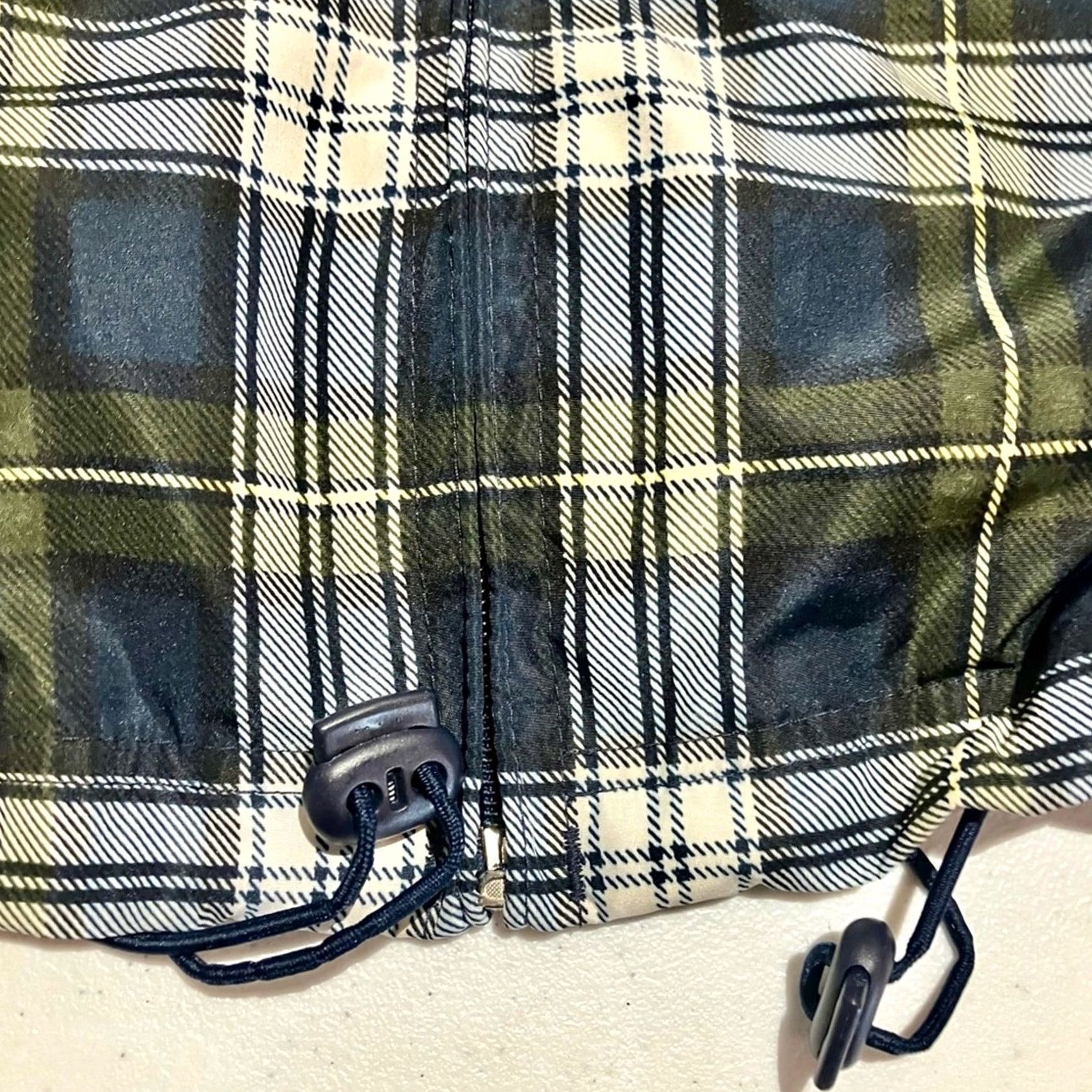 Catalina VINTAGE Catalina Tartan Plaid Windbreaker Rain Jacket Green Womens Size L Size L / US 10 / IT 46 - 6 Thumbnail