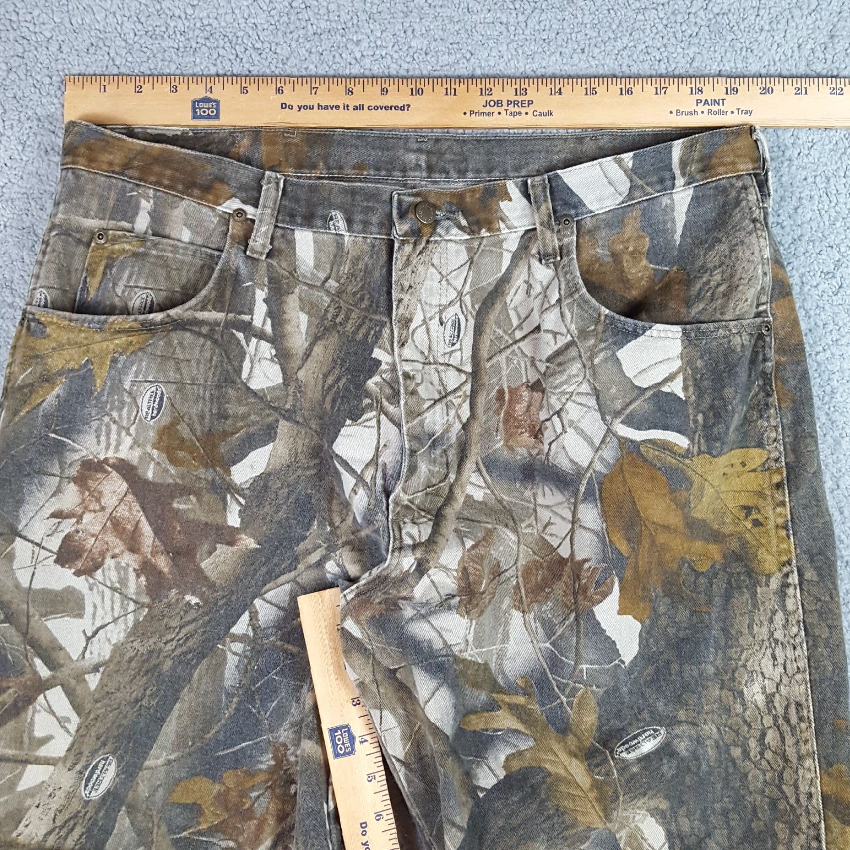 Wrangler VINTAGE Wrangler Realtree Camo Double Knee Workwear Pants 40x30 Mens Baggy Y2K Grunge Size US 40 / EU 56 - 6 Thumbnail