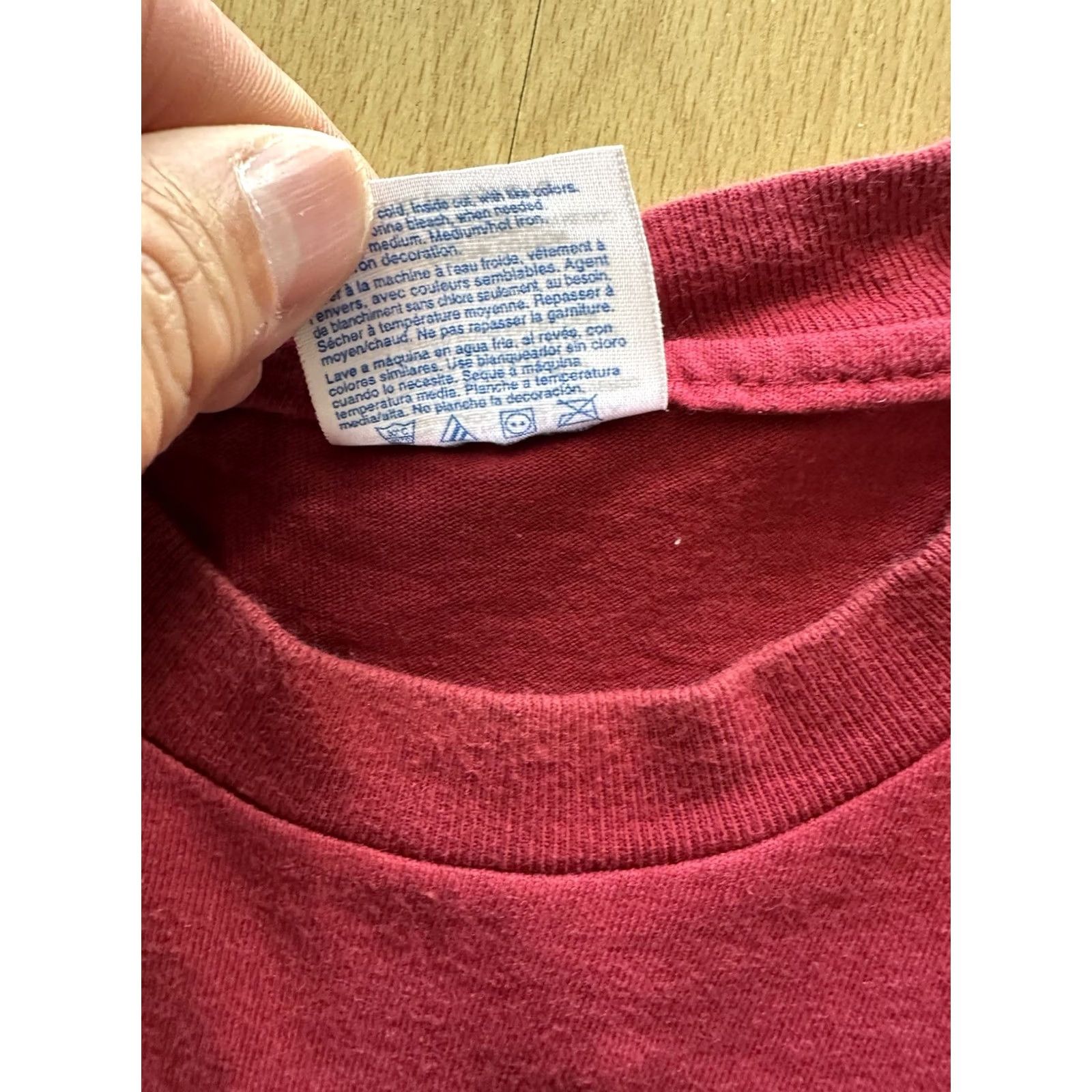Hanes Vintage 90s Martin Luther King Jr T-Shirt Adult Size XL Maroon Mlk Jr Y2k Rap Tee Style Size US XL / EU 56 / 4 - 7 Thumbnail