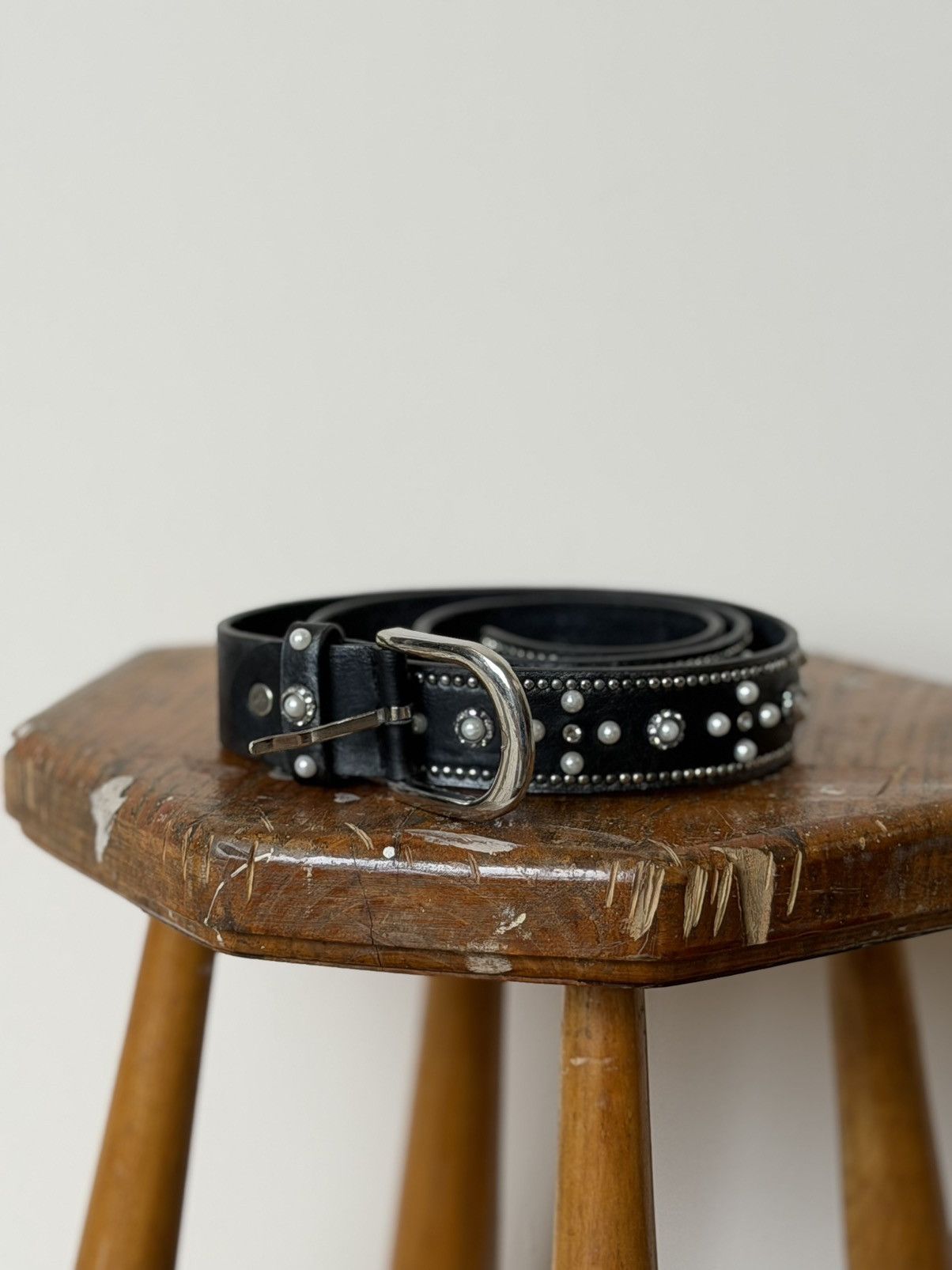 Japanese Brand Japanese Style Real Leather SNAKE Print Belt 90s Y2K Size ONE SIZE - 1 Thumbnail