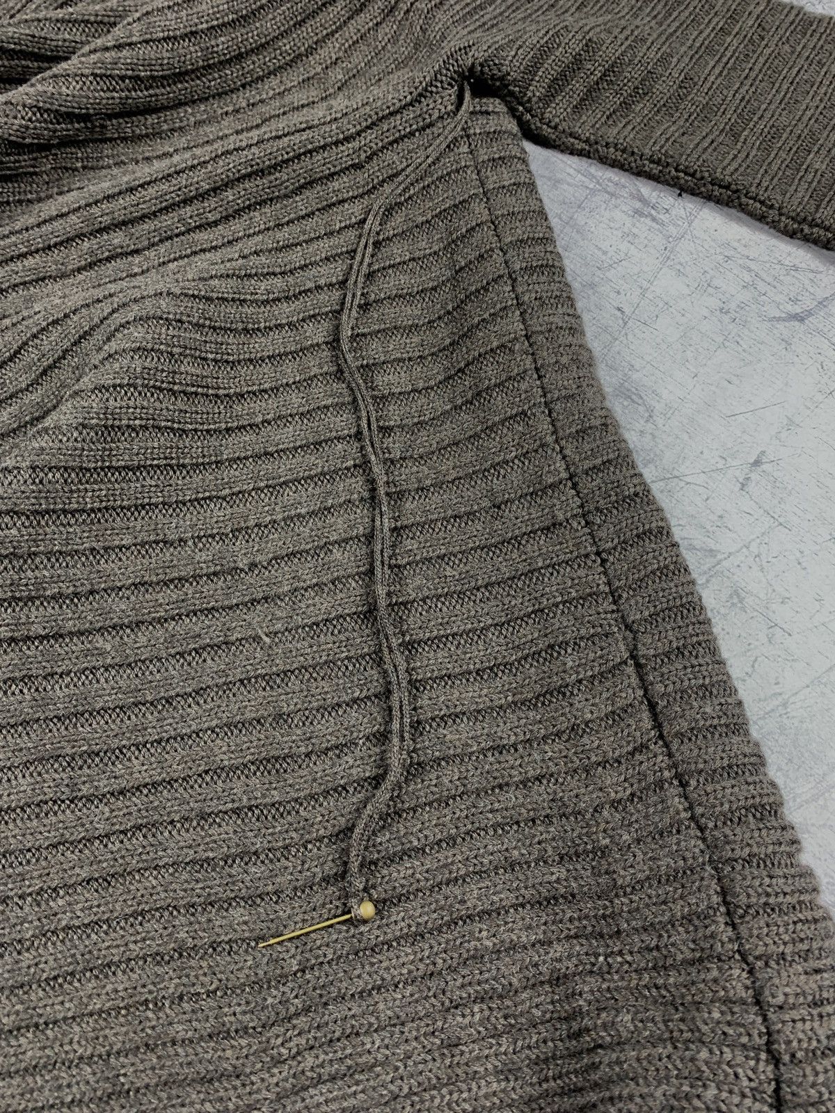 Annette Gortz Vintage Annette Gortz Merino Wool Open Cardigan Knitted Size L / US 10 / IT 46 - 8 Thumbnail