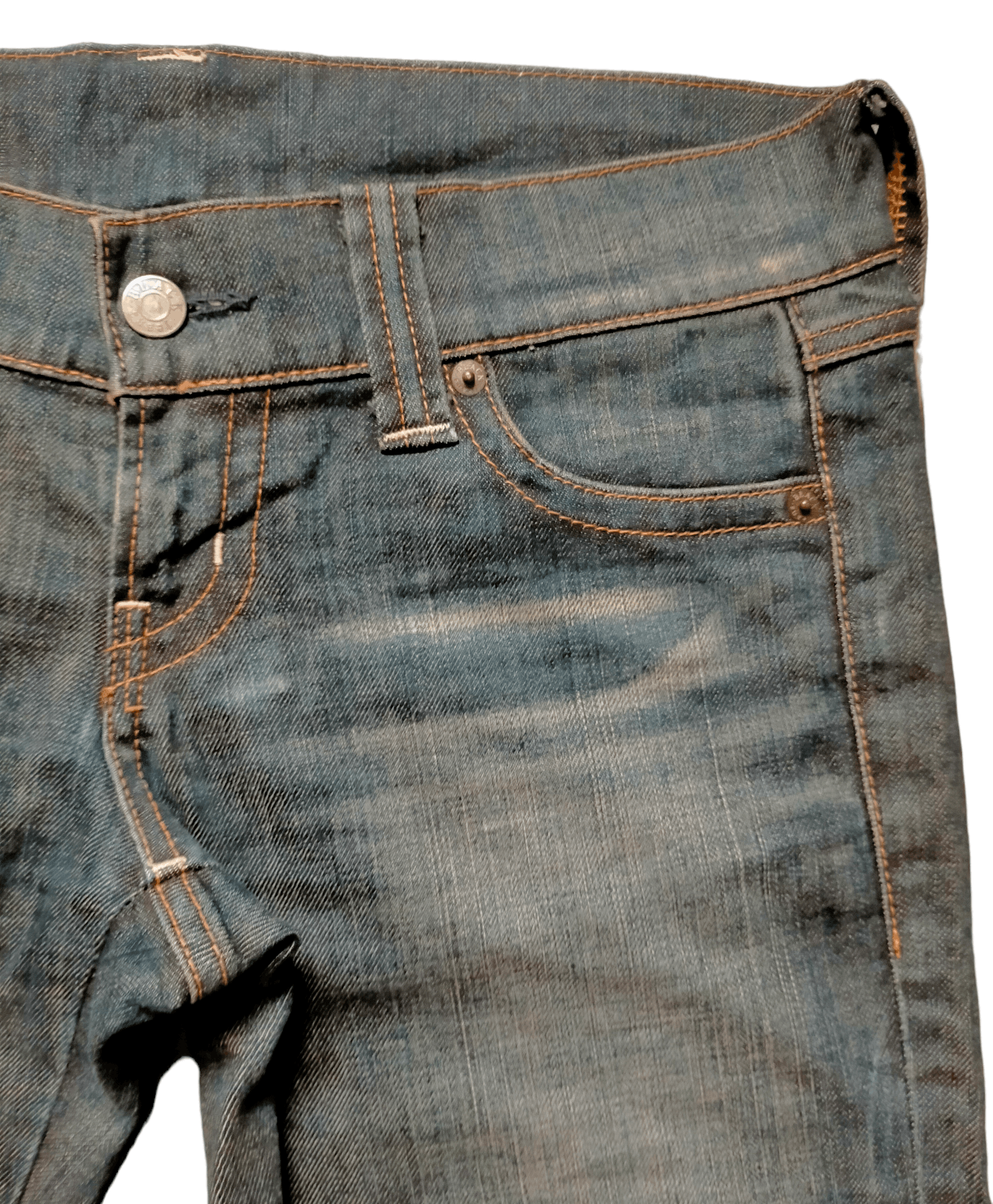 Japanese Brand Flare Jeans Black by Moussy Low Rise Boot cut Size 30" / US 8 / IT 44 - 3 Thumbnail