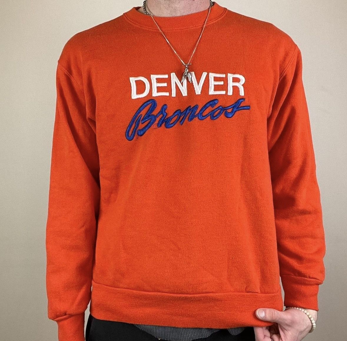 Vintage Vintage Denver Broncos sweatshirt Size US M / EU 48-50 / 2 - 1 Thumbnail