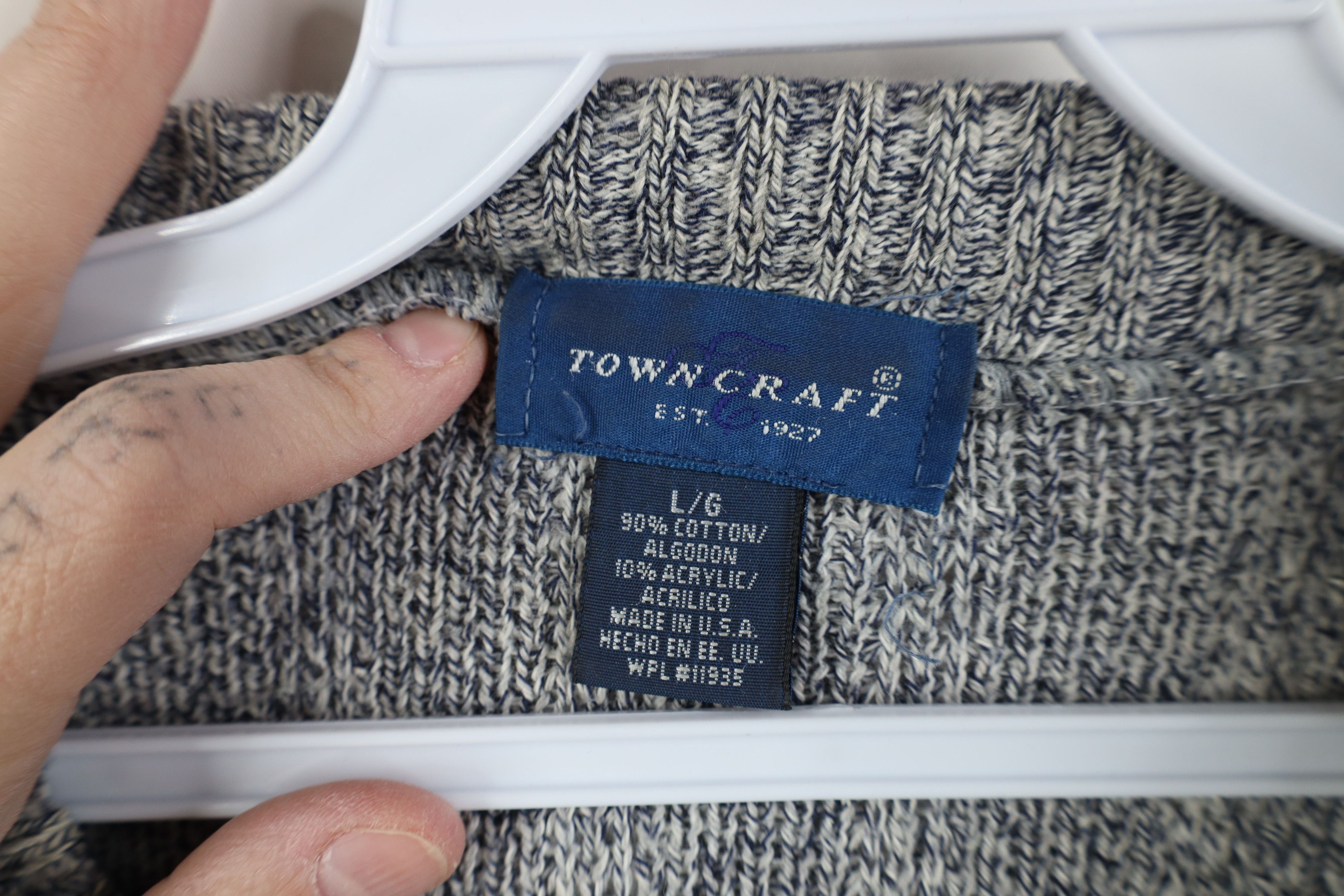 Vintage Vintage 90s Streetwear Geometric Fair Isle Knit Sweater Size US L / EU 52-54 / 3 - 12 Thumbnail