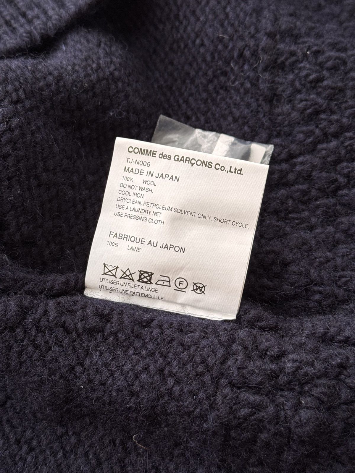 Comme des Garcons Tao Kurihara Comme Des Garcons x Batoner Wool Knit Cardigan Size US M / EU 48-50 / 2 - 21 Thumbnail