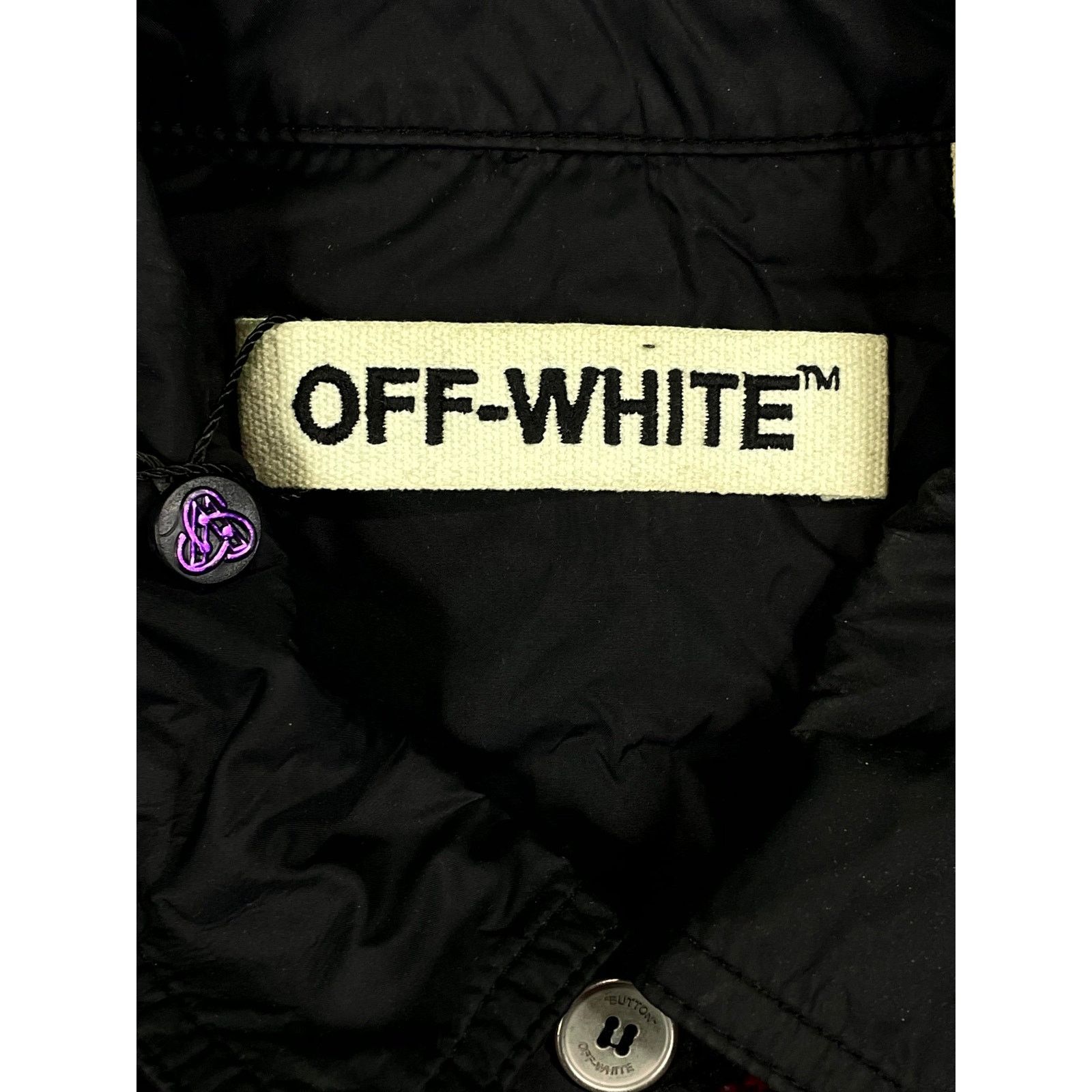 Off-White Off White Plaid Padded Red & Black Jacket Size US M / EU 48-50 / 2 - 4 Thumbnail
