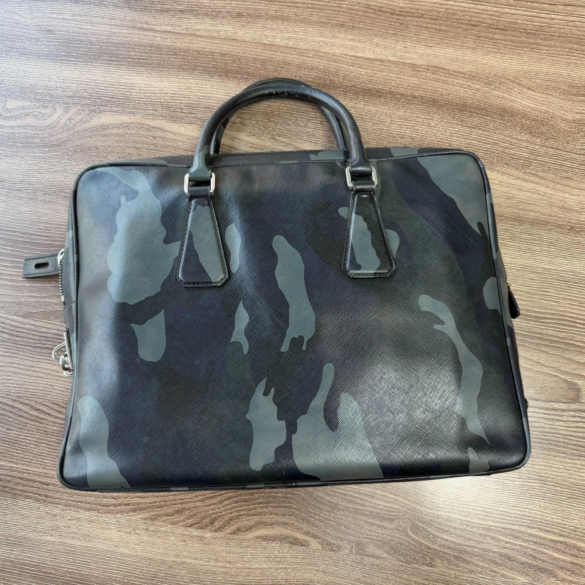 Prada Prada Leather Camo Bag one size Men Size ONE SIZE - 1 Thumbnail