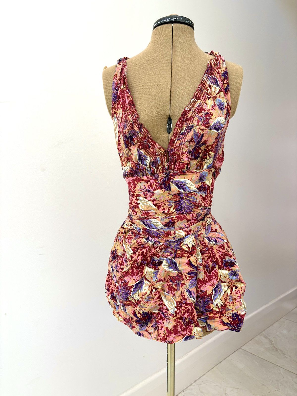 Vintage Handmade Flower Dress Size S / US 4 / IT 40 - 1 Thumbnail