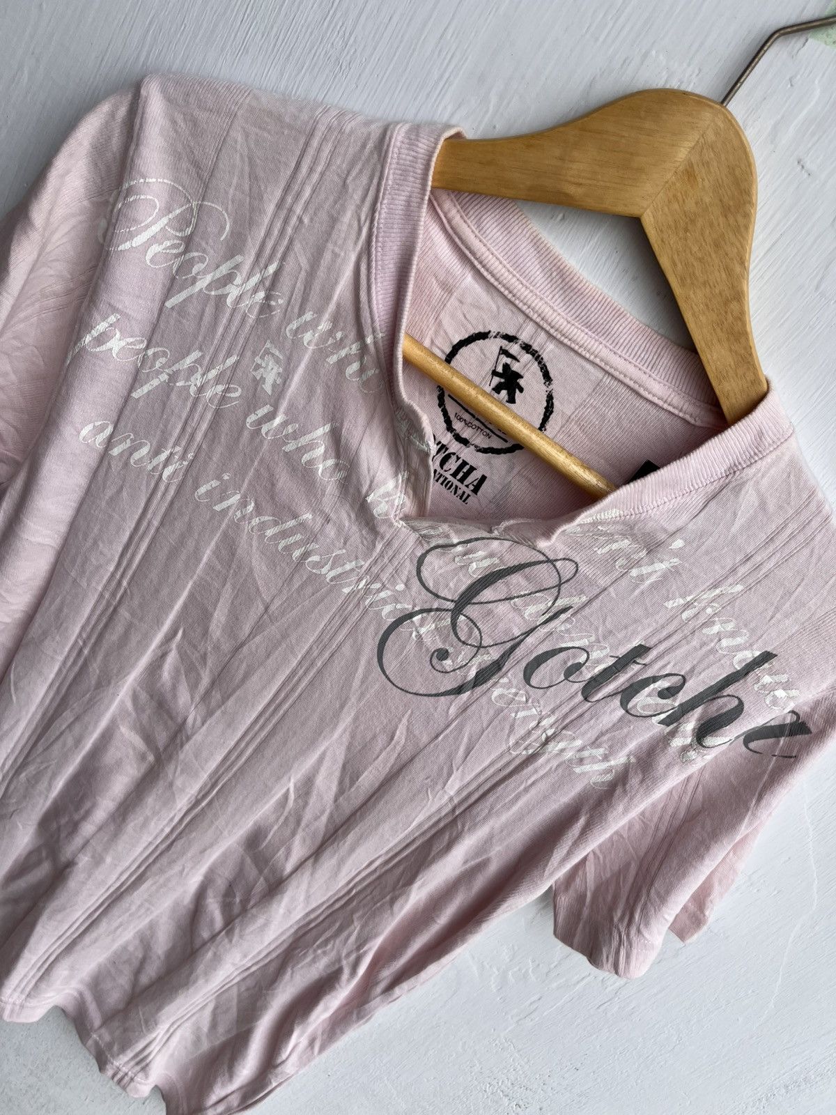 Beauty Beast Japanese Gotcha Pink Poem Tee Y2K Punk Vkei Style Size US S / EU 44-46 / 1 - 7 Thumbnail