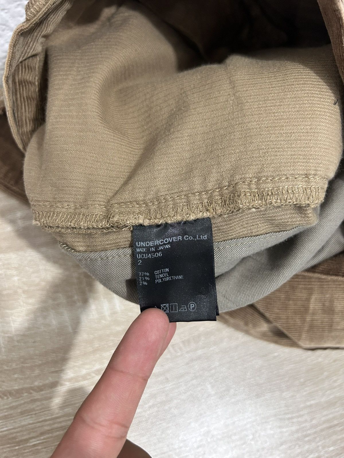 Undercover UNDERCOVER ZIPPER CORDUROY JEANS ARCHIVE Size US 29 - 8 Thumbnail