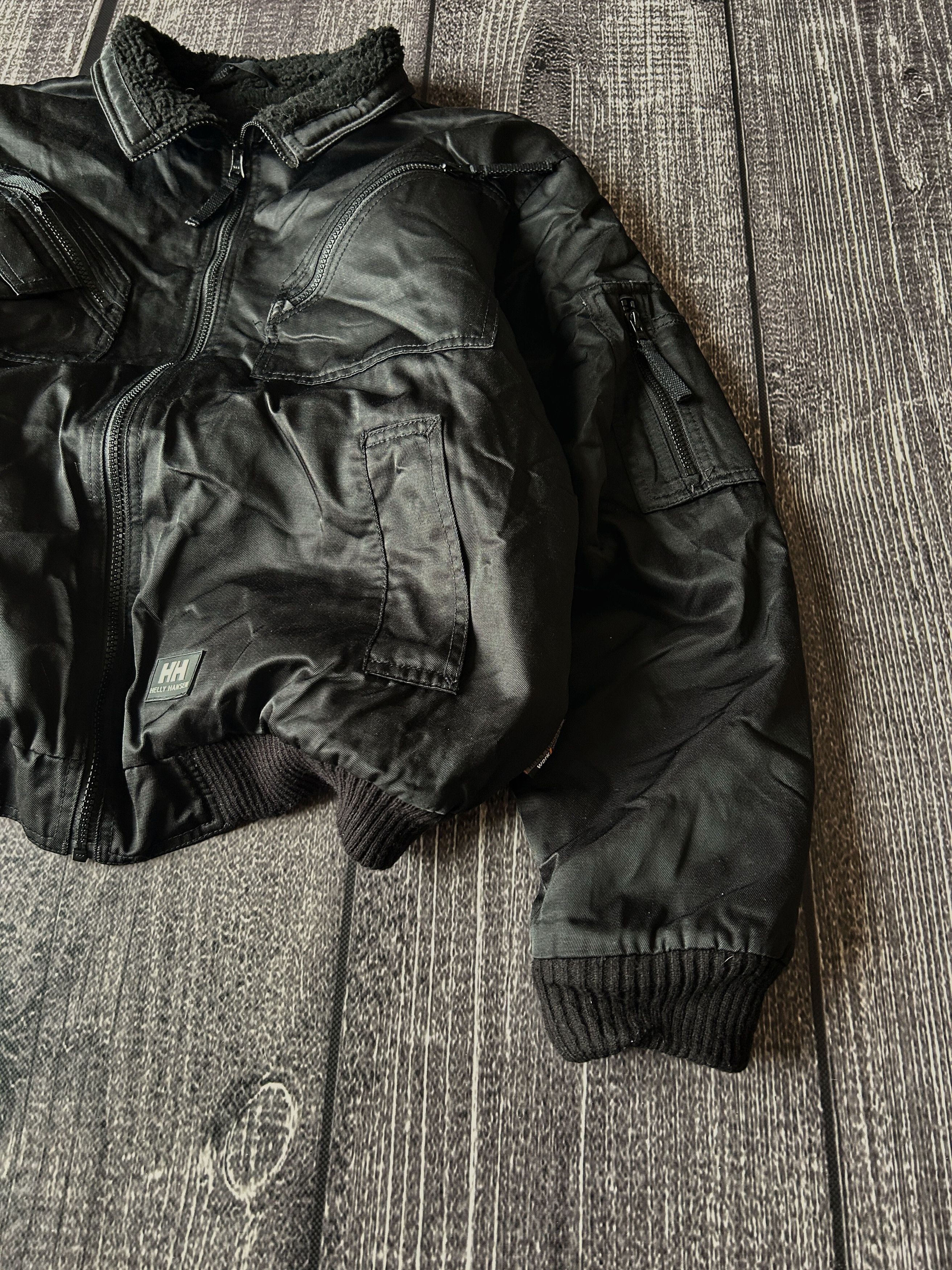Helly Hansen VTG Rick Owens Opium Style Real Heavy Bomber Jacket 90s Size US L / EU 52-54 / 3 - 7 Thumbnail