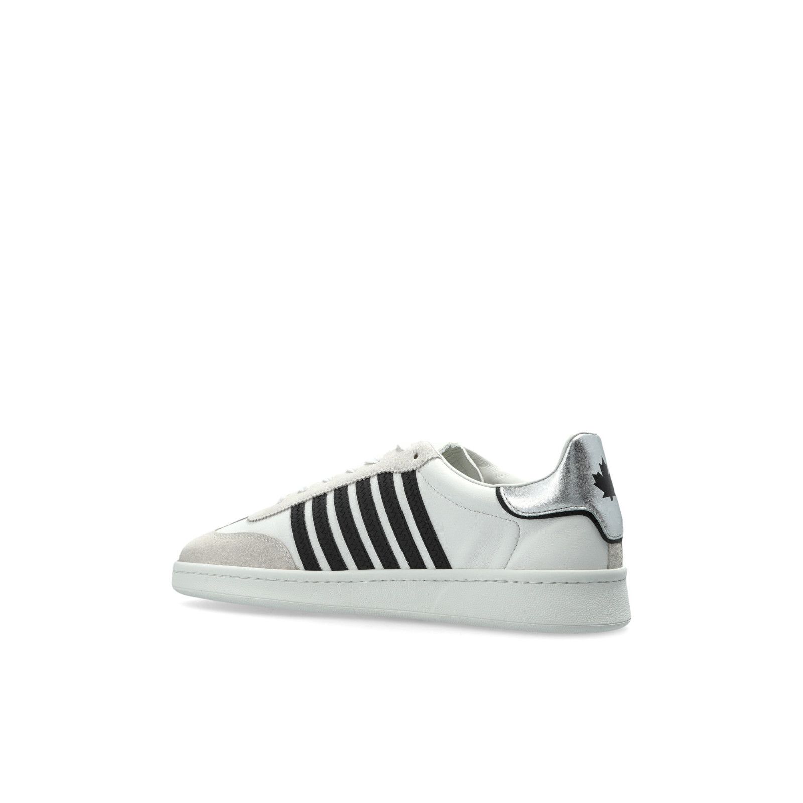 Dsquared2 DSQUARED2 Boxer White Leather Sneakers New And Authentic (Me Size US 6 / EU 39 - 3 Thumbnail