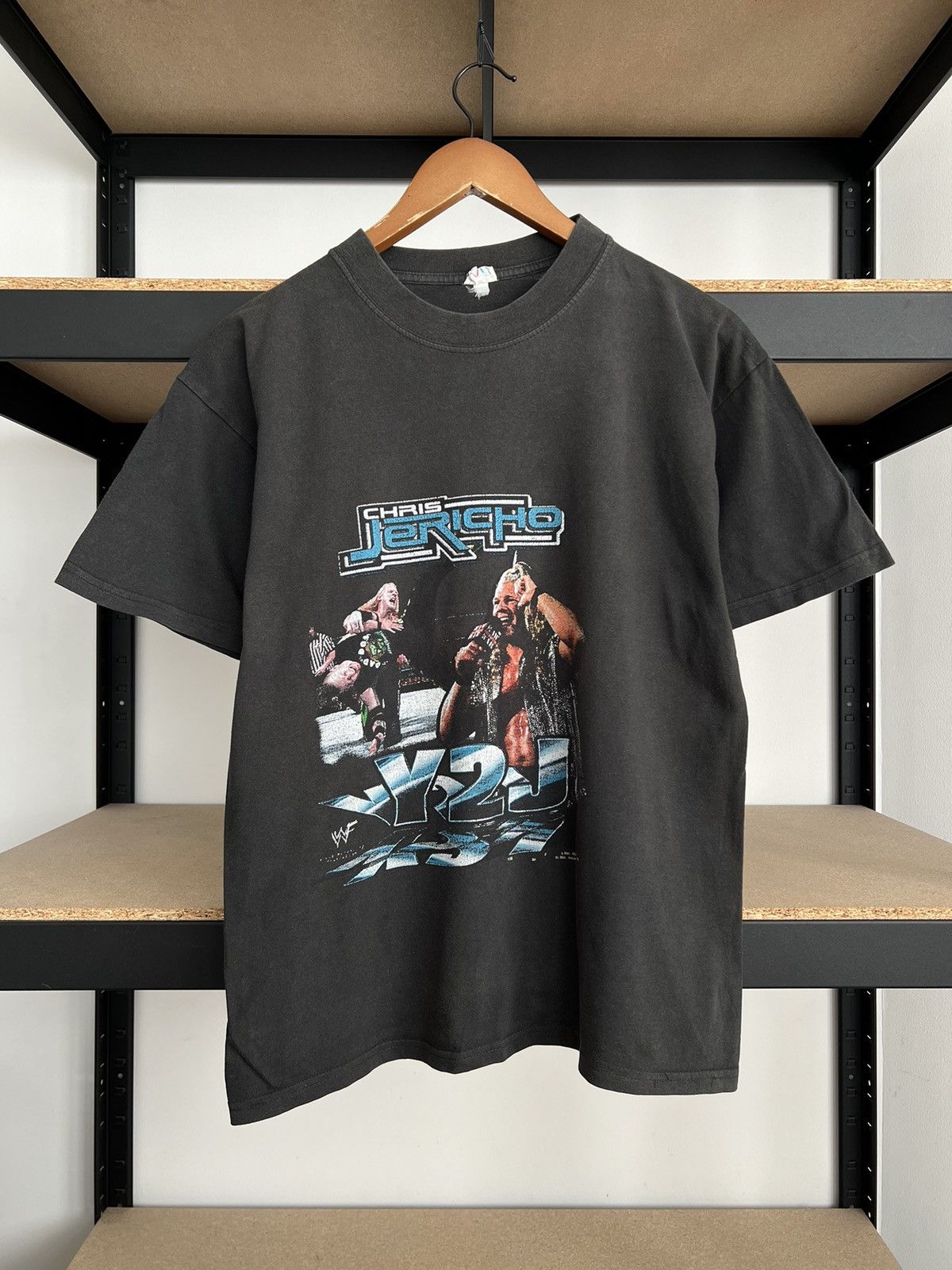 WWE Vintage 2000s Chris Jericho Y2J WWE Black T-shirt Size US S / EU 44-46 / 1 - 3 Thumbnail