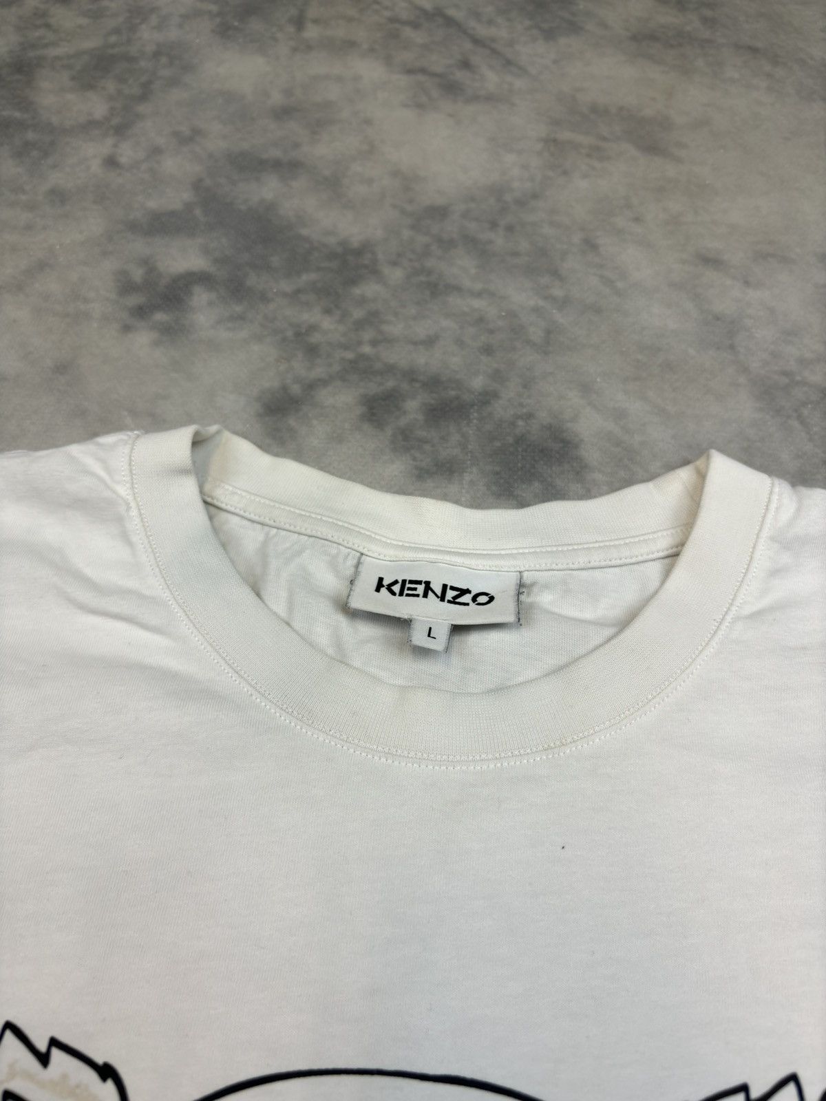 Kenzo Kenzo Tiger Icon Print T Shirth With QR Current season RARE Size US M / EU 48-50 / 2 - 3 Thumbnail