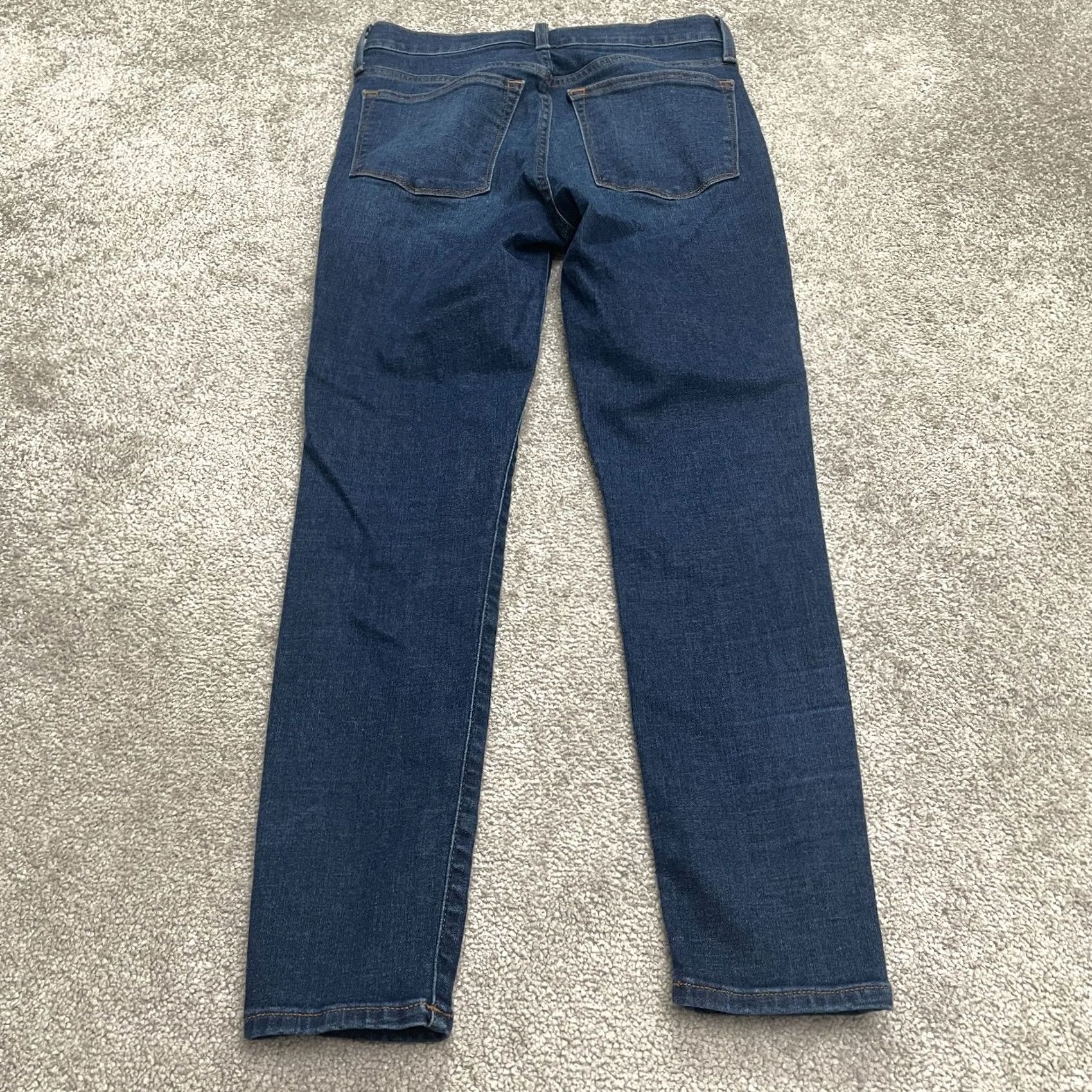 J.Crew J.Crew Skinny Jeans Womens 27 Blue Medium Wash Button Fly High Rise Size 27" / US 4 / IT 40 - 2 Thumbnail