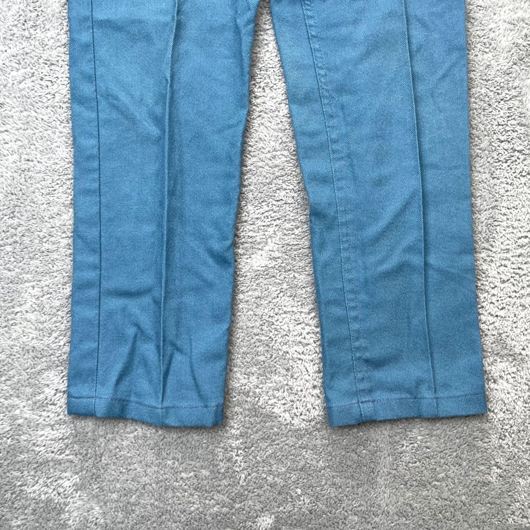 Levi's VINTAGE Levi's Jeans Mens 31x32 Blue StaPrest Denim 5 Pocket Straight Leg USA 90s Retro Regular Mens Size US 31 - 2 Thumbnail