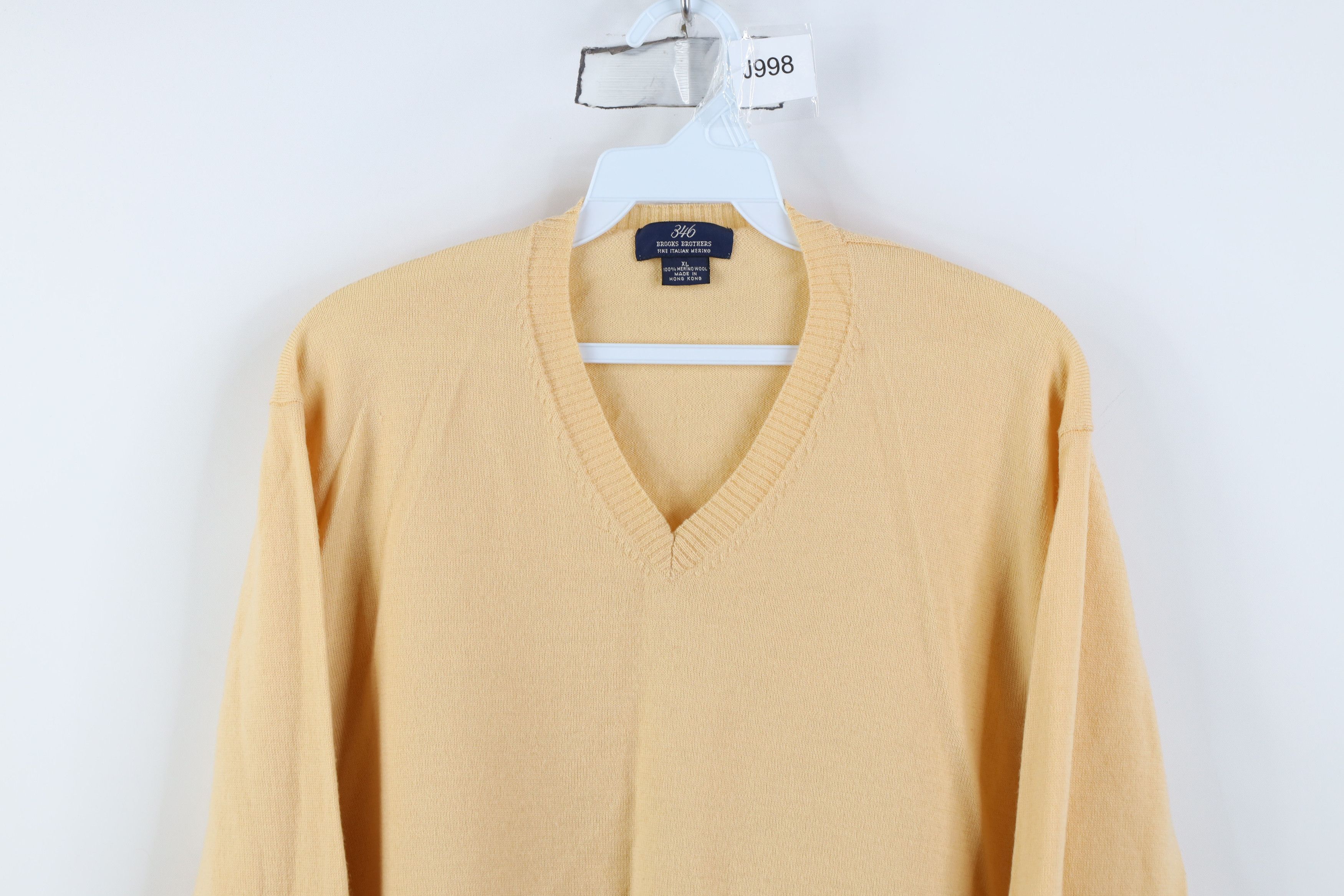 Brooks Brothers Vintage Brooks Brothers Italian Merino Wool Knit Sweater Size US XL / EU 56 / 4 - 2 Thumbnail