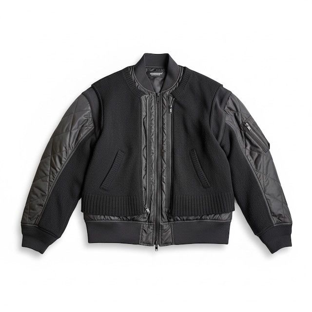 Undercover UNDERCOVER Knit Docking MA-1 21 aw Jacket UC2A4209 Size US M / EU 48-50 / 2 - 1 Thumbnail