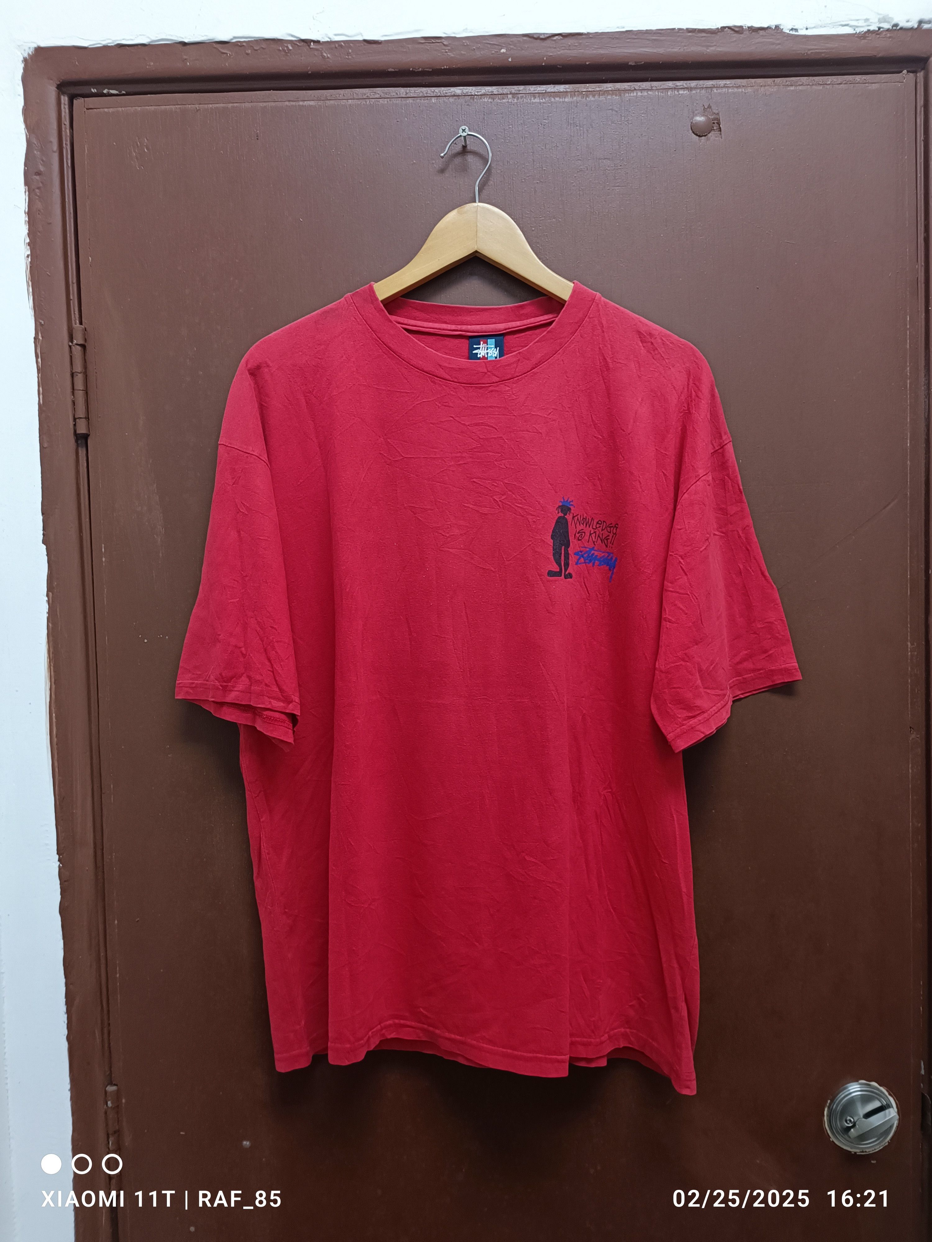 Stussy Vintage Stussy Knowledge Is King Tshirt Size US L / EU 52-54 / 3 - 2 Thumbnail