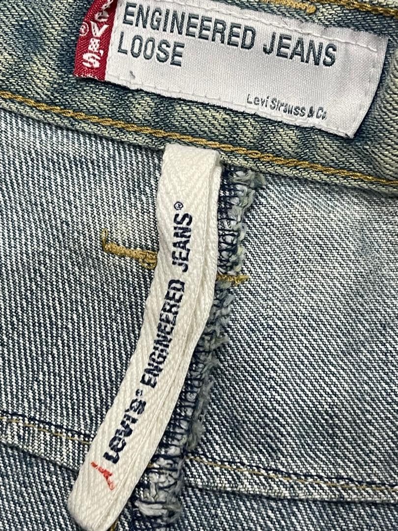 Japanese Brand × Levi's Vintage Clothing 🔥 RARE LEVIS ENGINEERED LOOSE DISTRESSED DENIM Size US 33 - 7 Thumbnail