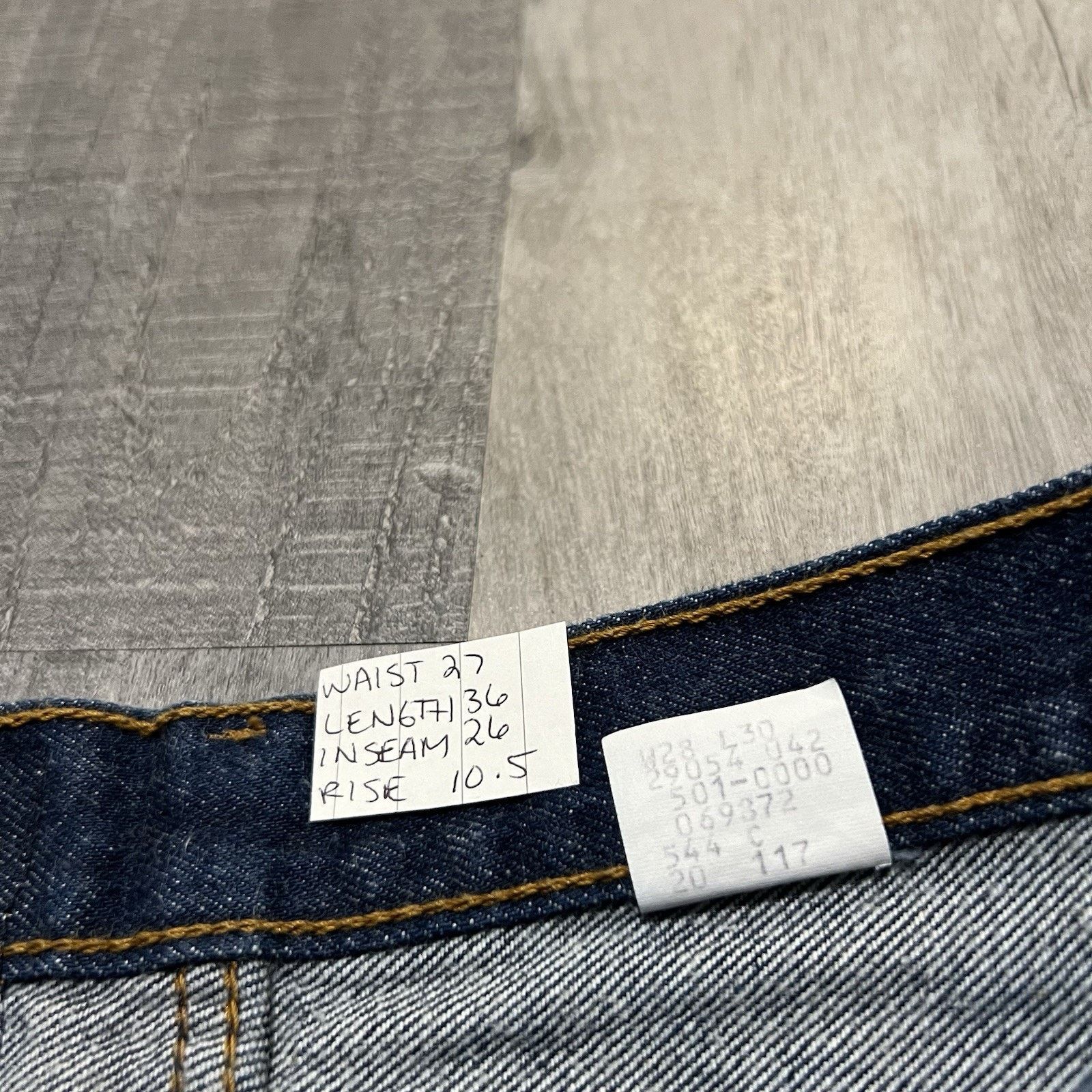 Levi's VTG Levis 501xx USA Jeans 1980s Dark Wash Indigo Denim 28x30 Size US 28 / EU 44 - 6 Thumbnail