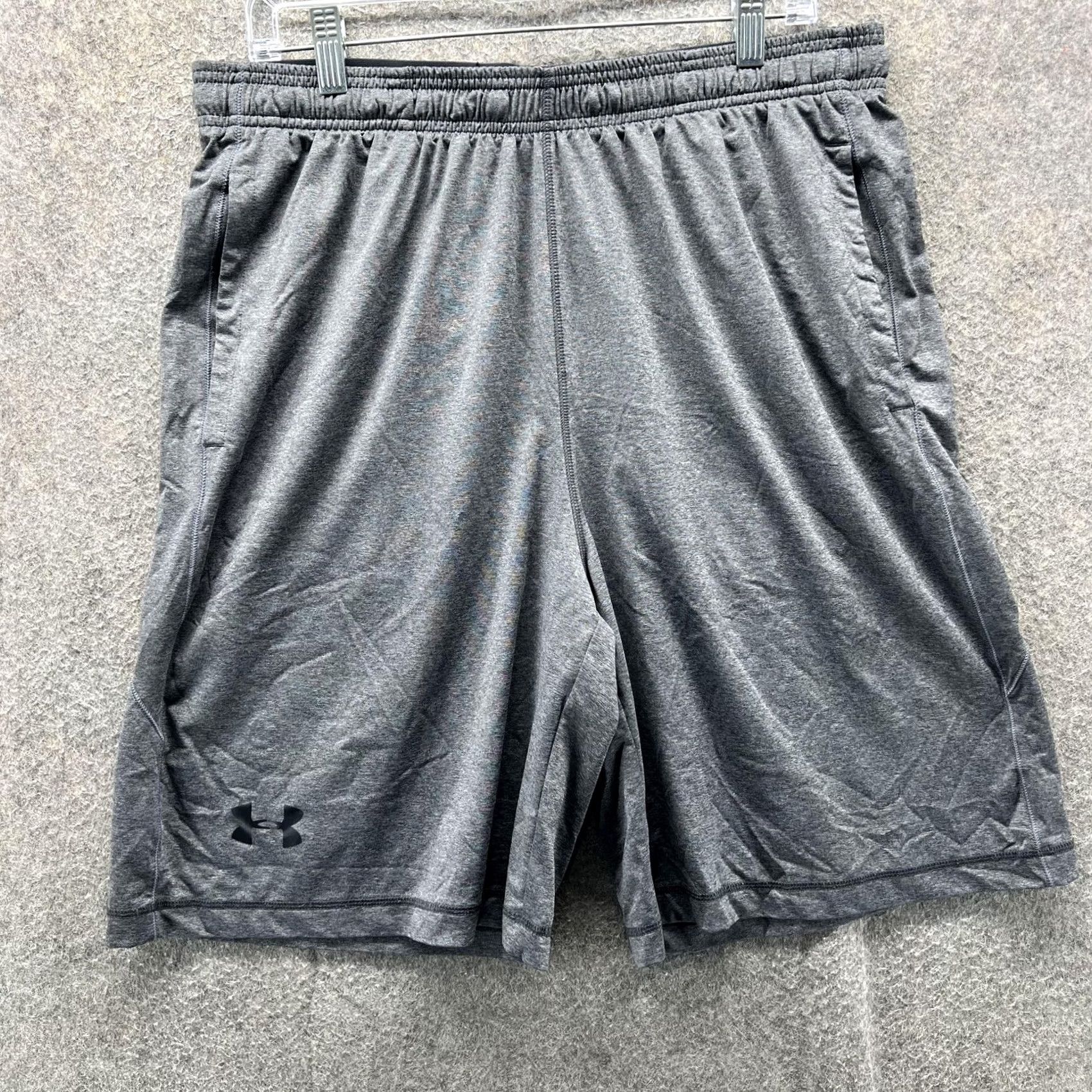 Under Armour Under Armour Shorts Mens XL Gray HeatGear Athletic Training Gym Performance Size US 36 / EU 52 - 2 Thumbnail