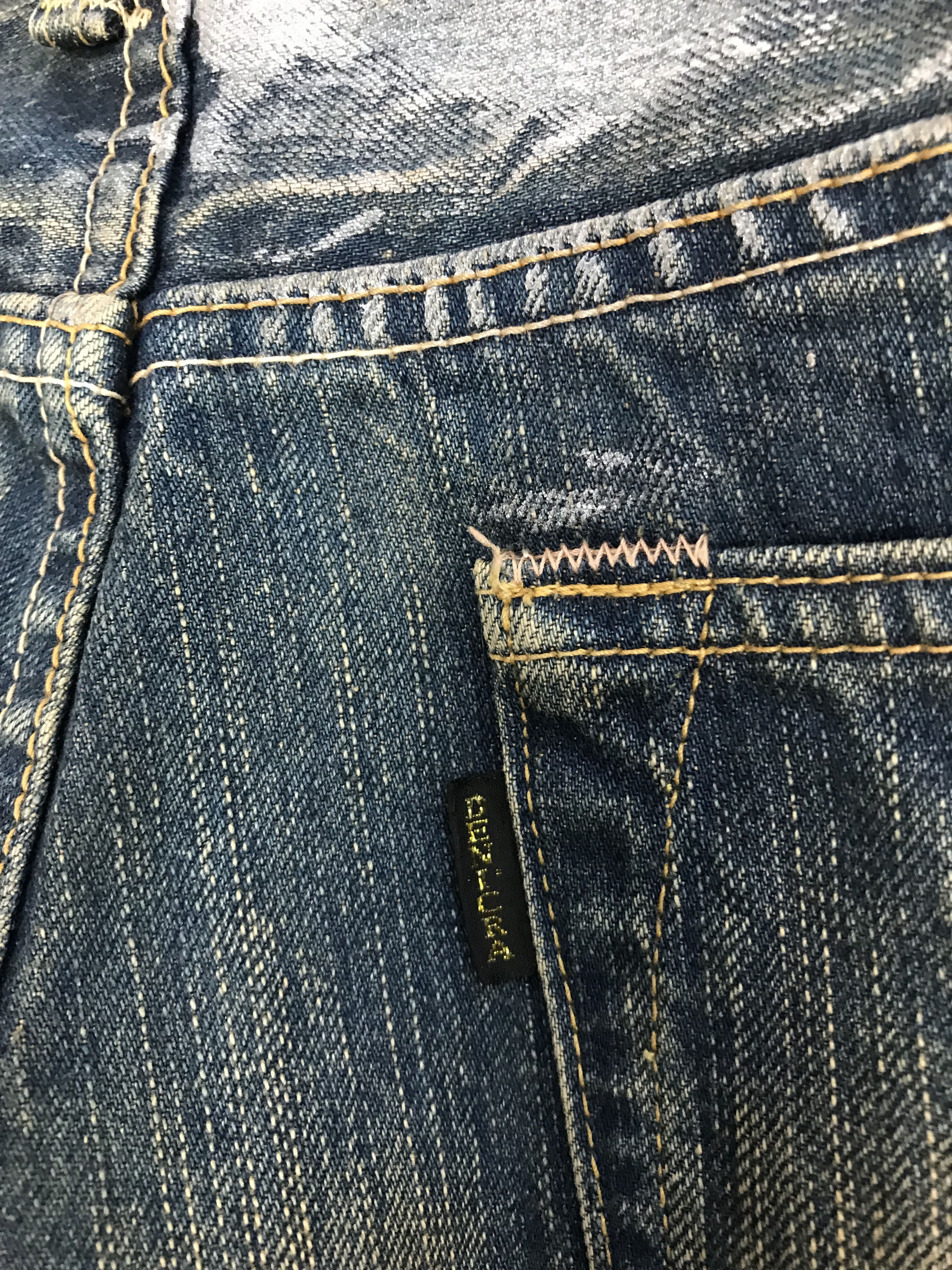 Japanese Brand × Vintage Vintage Denim Craft Premium Clothing Design Distressed Style Size US 37 - 10 Thumbnail